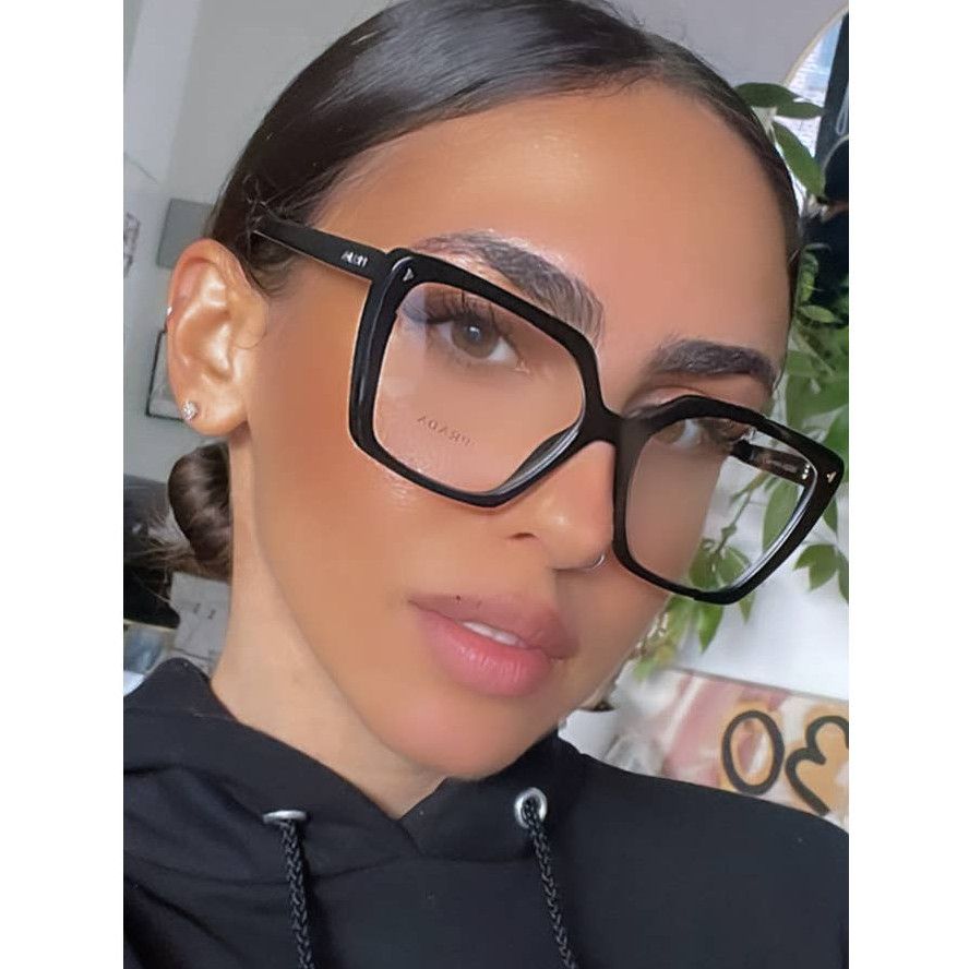 image of New Prada Pr16Zv Eyeglasses Frames In Black, Women's