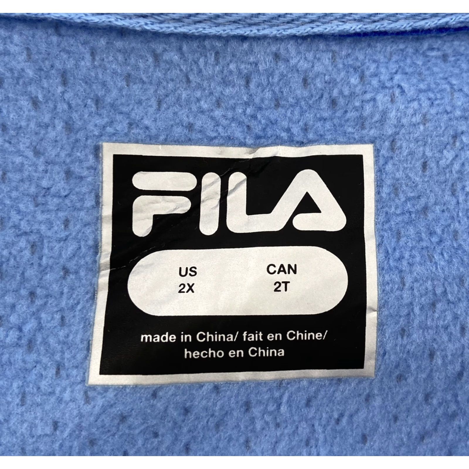 Fila FILA Jacket Women’s 2XL Blue NEW Training Tech Bonded Water Repellant Zip Long Sleeve Casual Outdoor Fashion Size XXL / US 16-18 / IT 52-54 - 6 Thumbnail