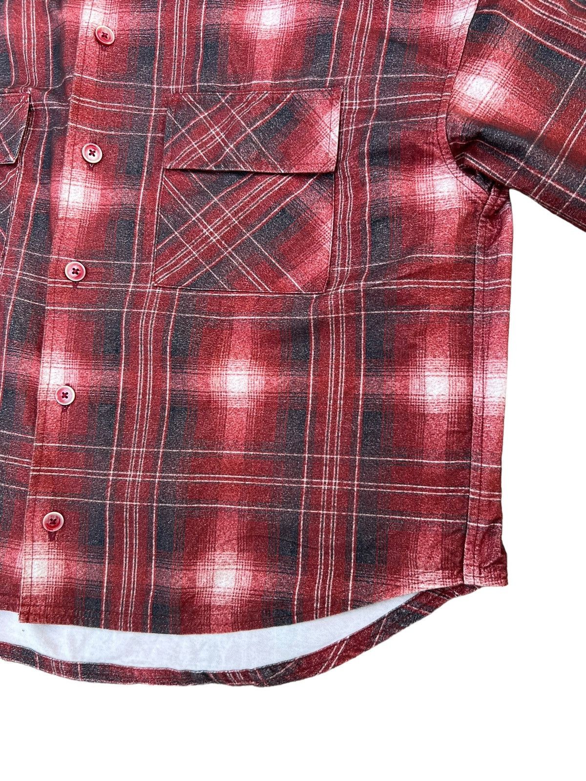 Flannel Primalcode Newwave Japan Plaid Big Fit Cropped lannel Shirt Size US XL / EU 56 / 4 - 10 Thumbnail