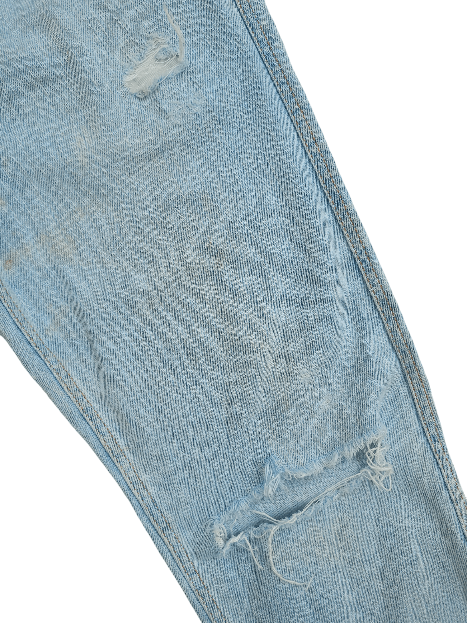 H&M H&M Relaxed Fit Distressed Vintage Streetwear Joggers Size US 26 / EU 42 - 6 Thumbnail