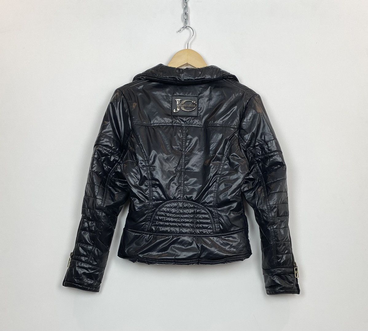 Just Cavalli Vintage Just Cavalli Multi Zip Puffer Biker Jacket Leopard Size S / US 4 / IT 40 - 17 Thumbnail