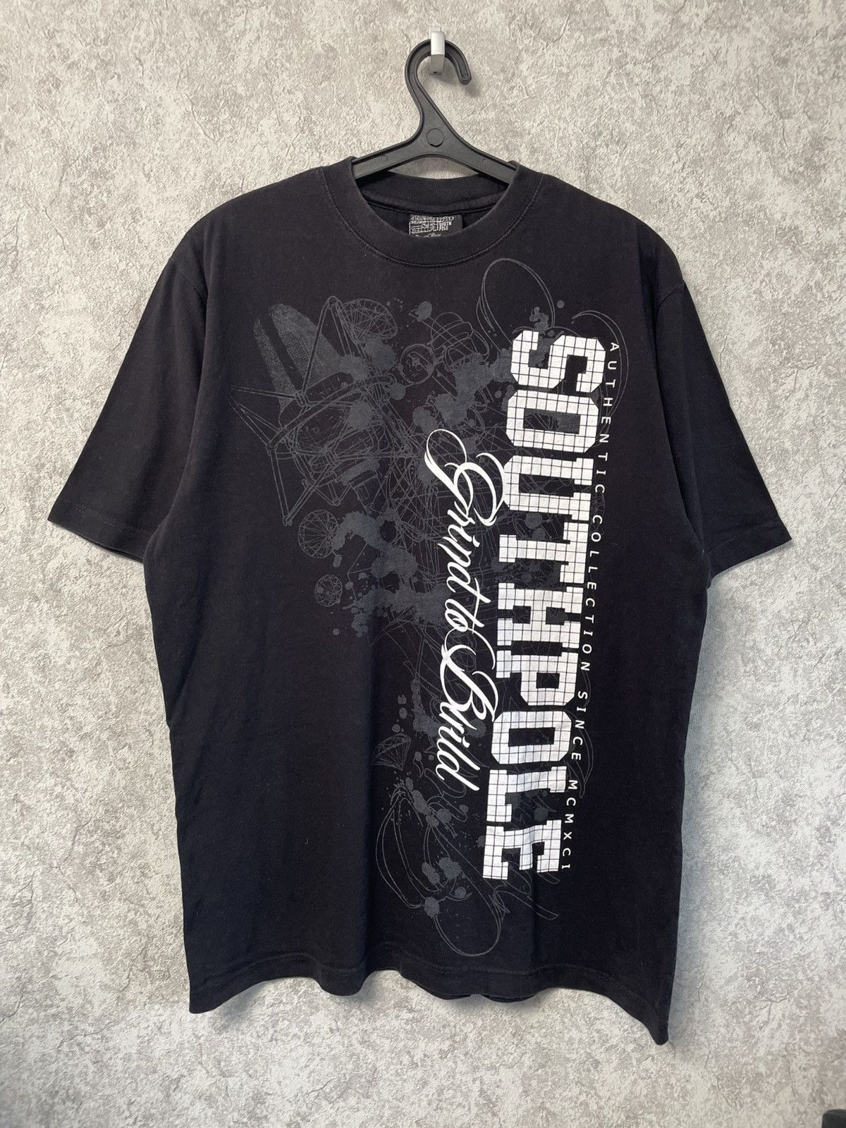 Southpole Vintage Southpole Grind To Build Rap T-Shirt Size US XL / EU 56 / 4 - 1 Thumbnail
