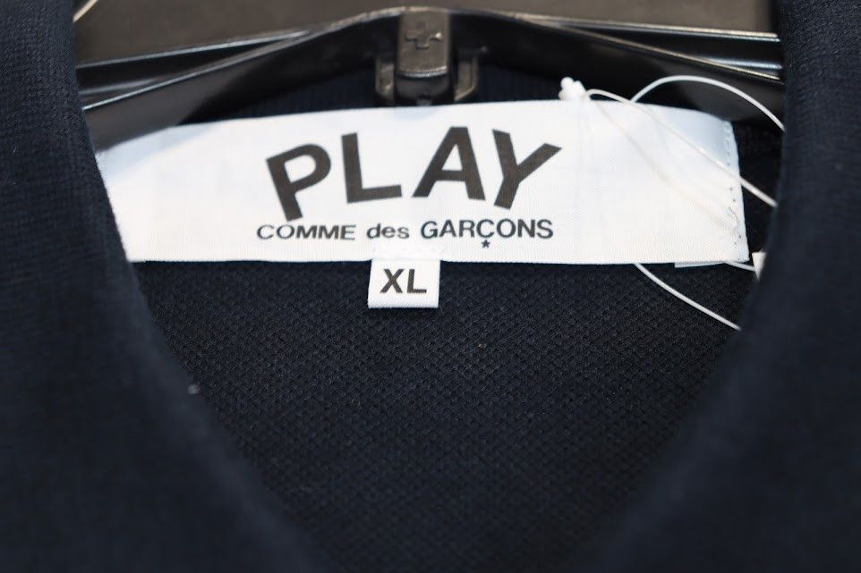 Comme des Garcons o1rshd1 Play Polo Shirt in Navy Size US XL / EU 56 / 4 - 11 Thumbnail