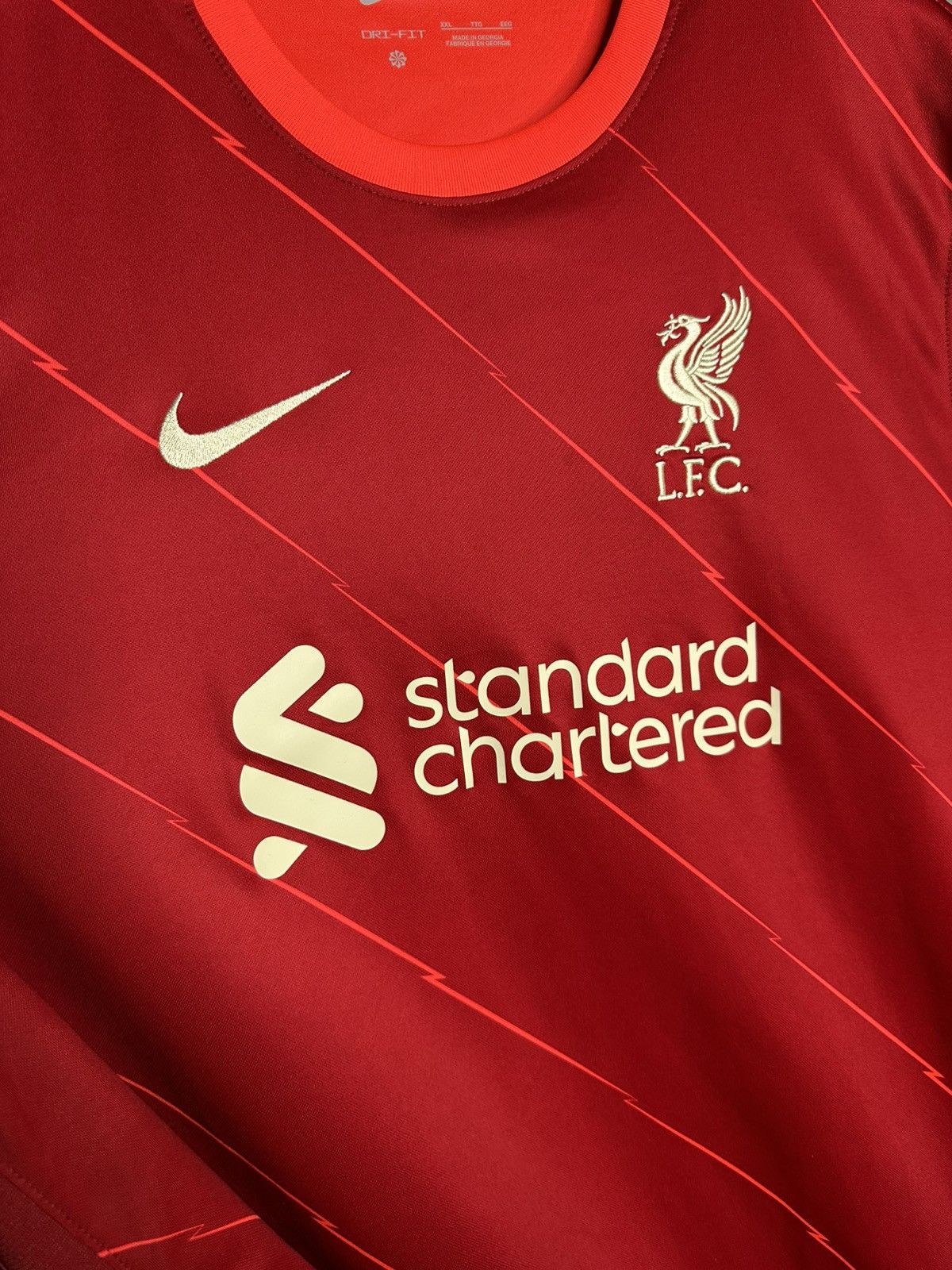 Nike Liverpool 2021/2022 Home Football Shirt Nike Soccer Jersey Size US XXL / EU 58 / 5 - 4 Thumbnail