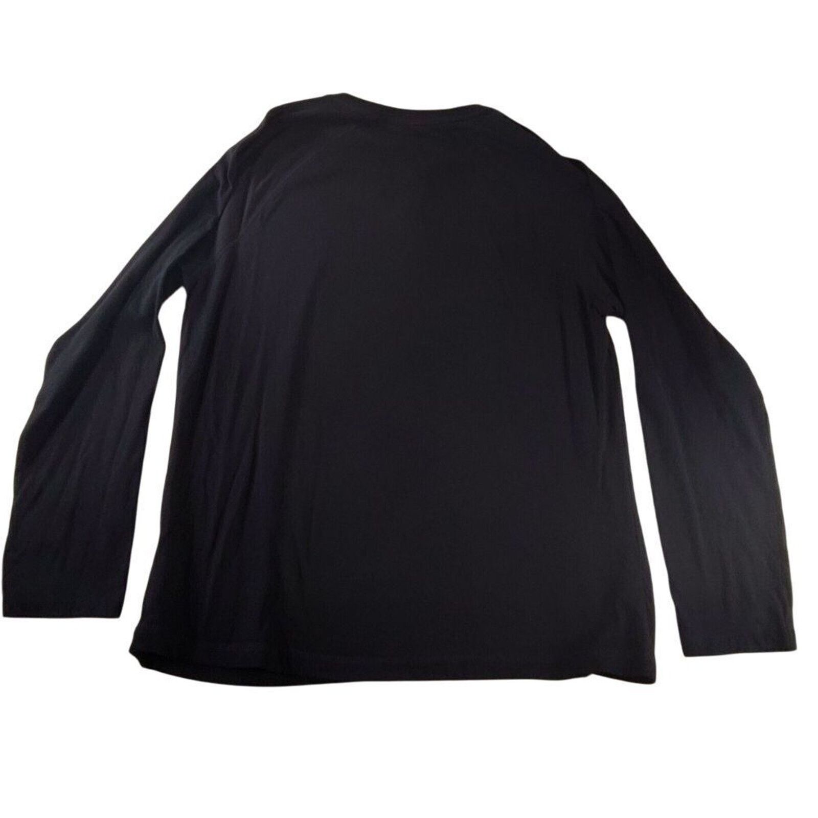 Woolrich Woolen Mills Woolrich Mens Long Sleeve Henley Shirt 3 Button Black Medium Size US M / EU 48-50 / 2 - 2 Thumbnail