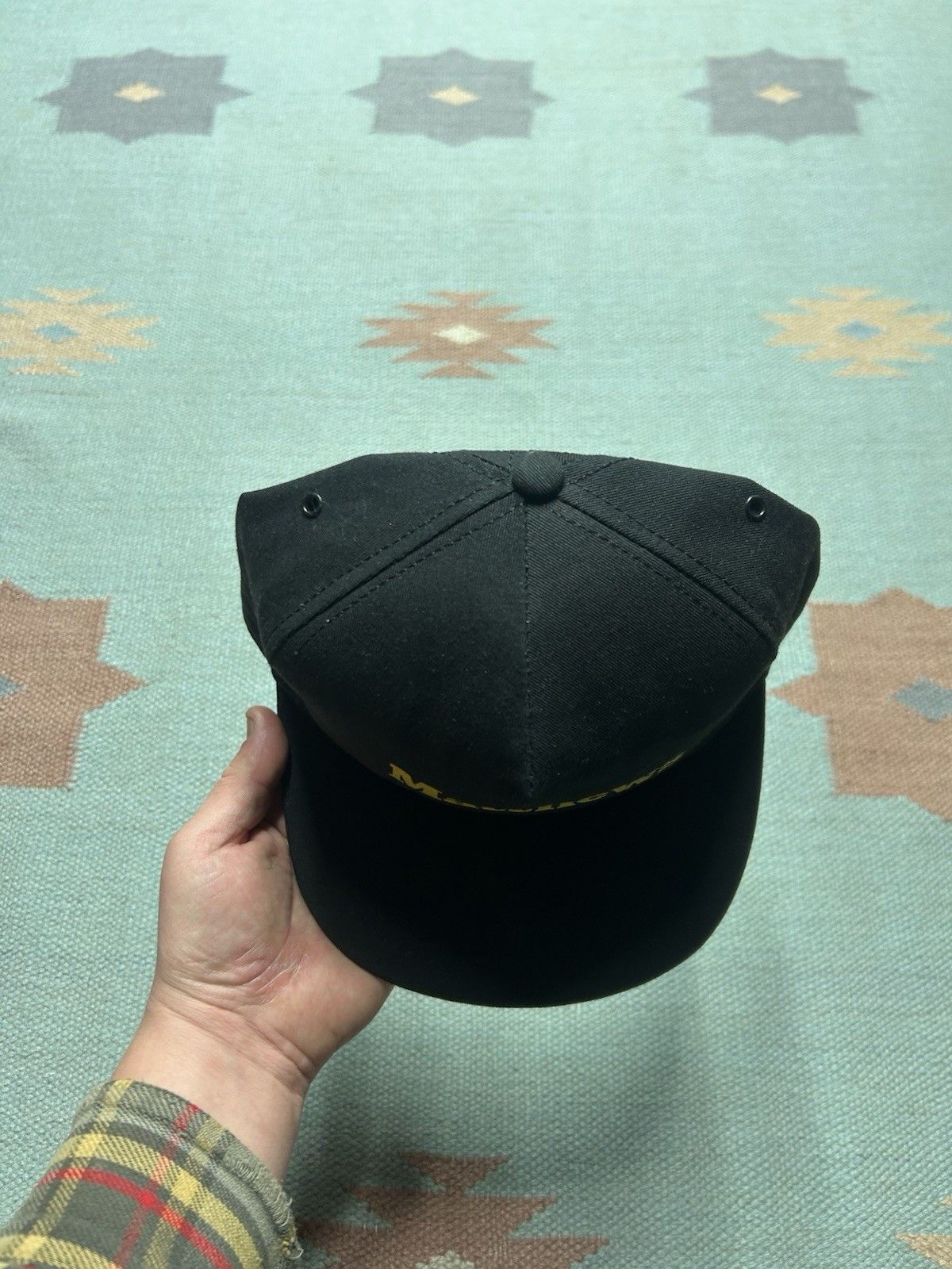 Vintage 90s snapbac hat Matthews casting memories in bronze cemetery Size ONE SIZE - 3 Thumbnail