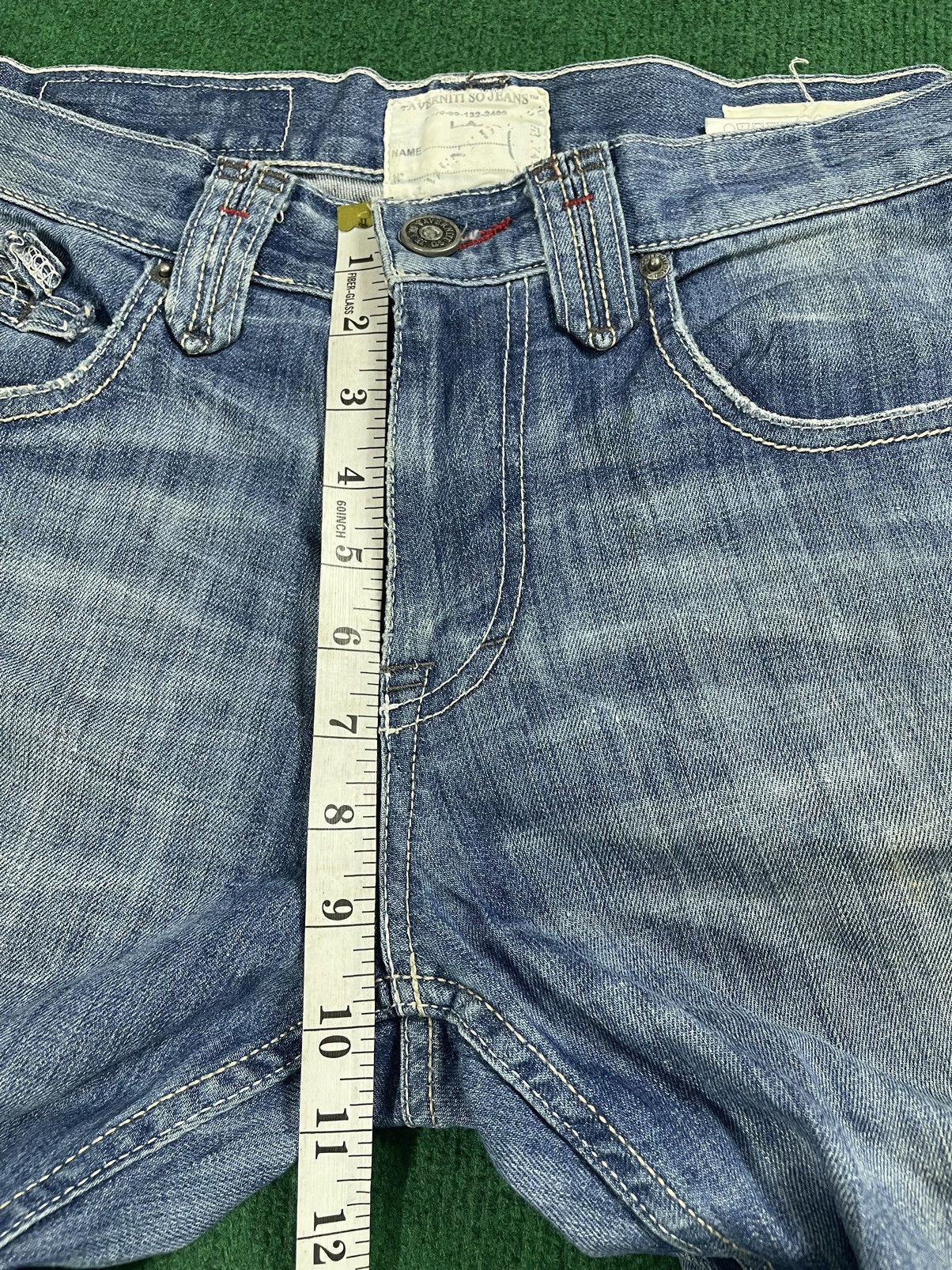 Japanese Brand Vintage Taverniti Flair Cut Jeans Size US 34 / EU 50 - 13 Thumbnail