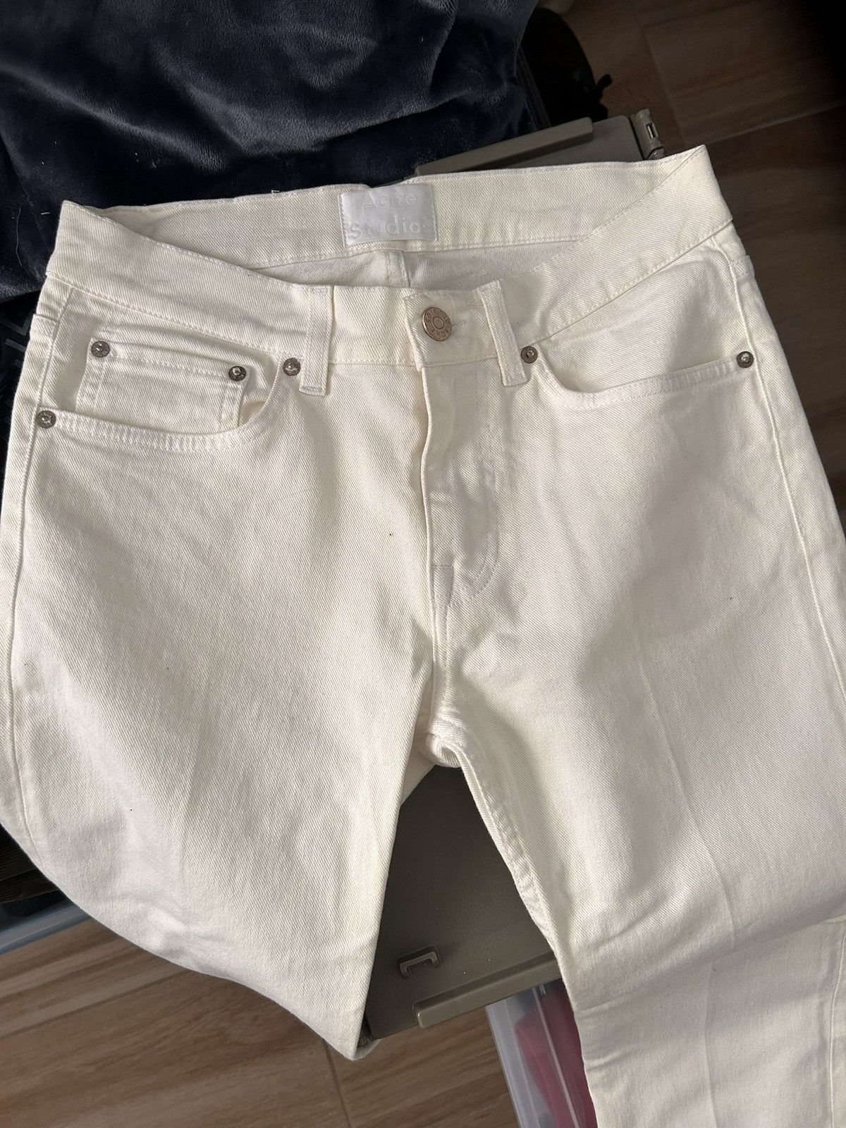 Acne Studios Ace White slim jeans Size US 29 - 1 Thumbnail