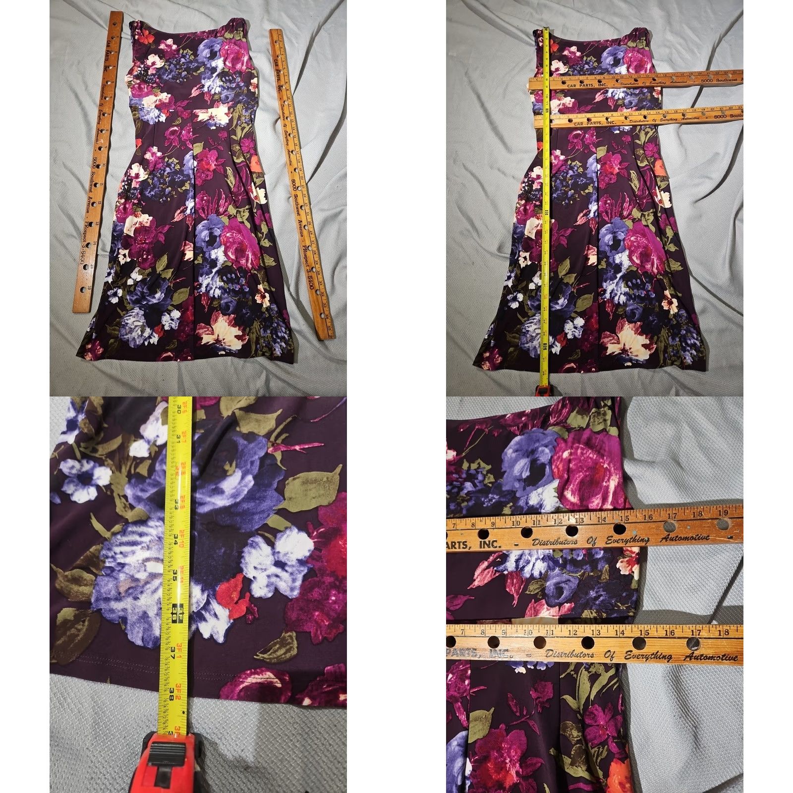 Ralph Lauren Lauren Ralph Lauren Dress Womens Sz 12 Multicolor Floral Shift Ruched Midi Shirt Dress Womens Size 12 Multicolor Floral Shift Ruched Midi Size XL / US 12-14 / IT 48-50 - 8 Thumbnail