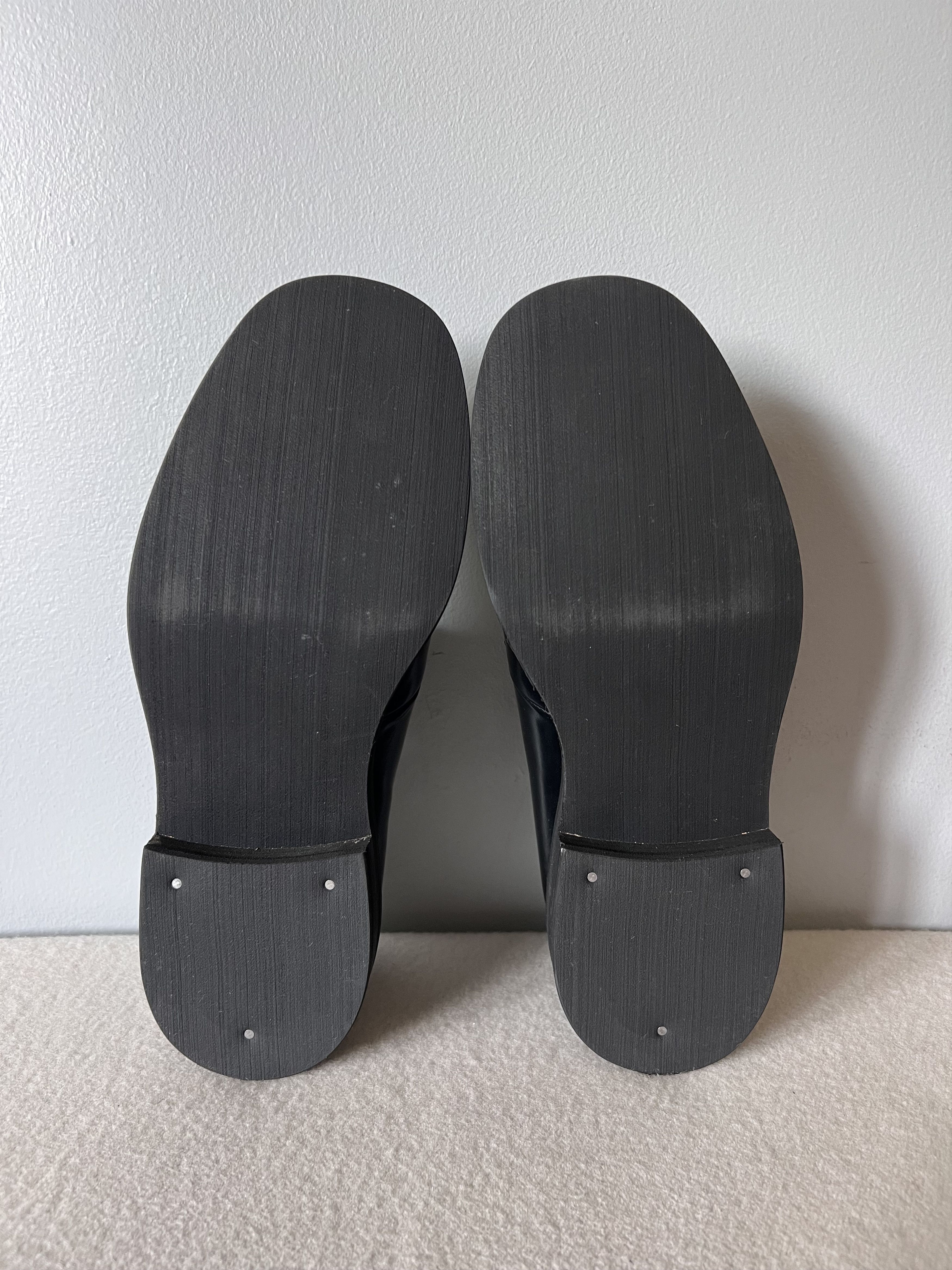 Our Legacy Our Legacy Nakano Loafers in Glazed Black Leather Size US 11 / EU 44 - 6 Thumbnail