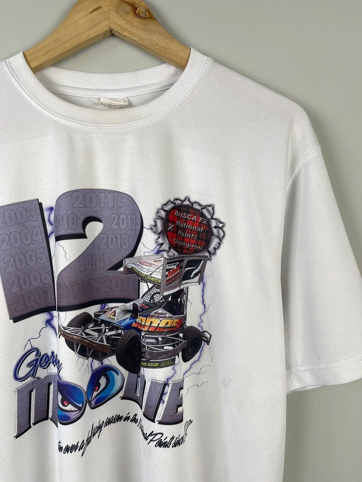 Band Tees Vintage Y2k Gordon Moovie Motorcycle Racing Tee Size US M / EU 48-50 / 2 - 4 Thumbnail