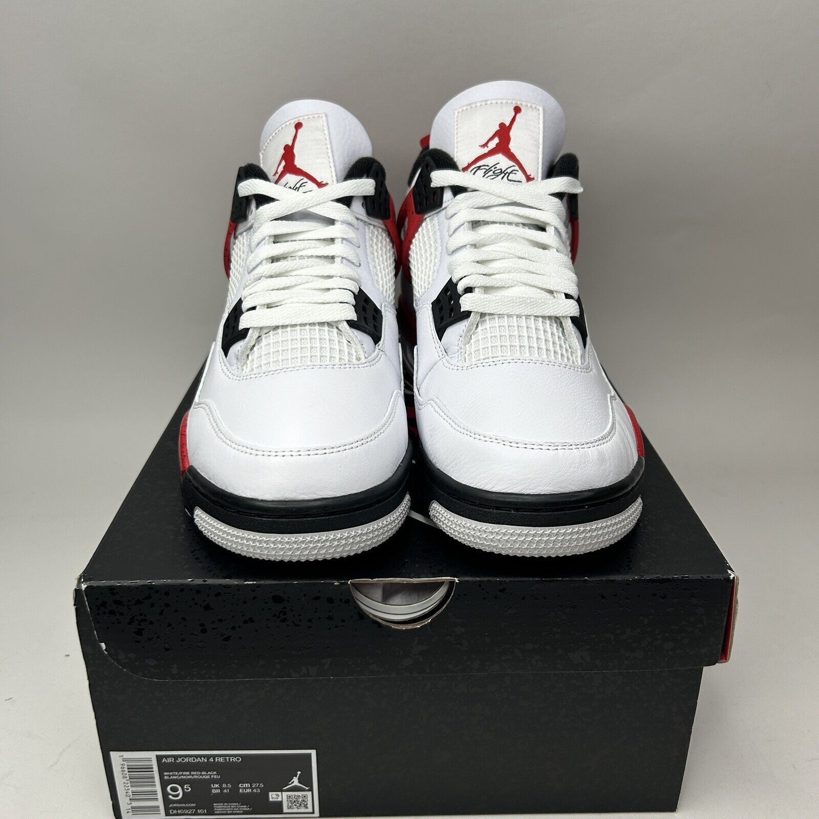 Jordan Brand Nike Air Jordan 4 Retro “Red Cement” 2023 Size US 9.5 / EU 42-43 - 2 Thumbnail