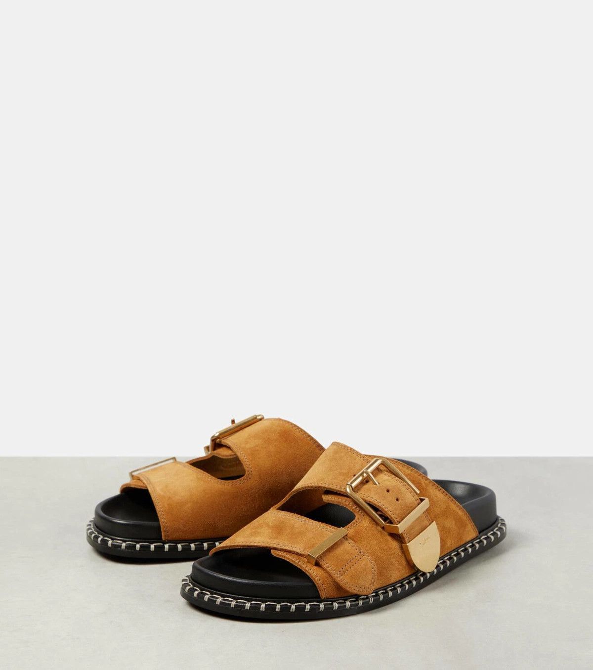 Chloe o1loc1c0625 Rebecca Slides in Sand Brown Size US 8 / IT 38 - 4 Thumbnail