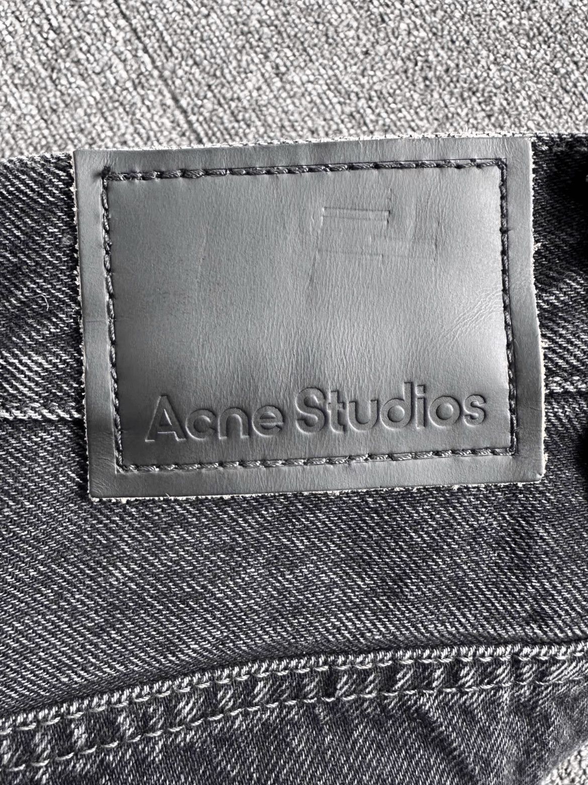 Acne Studios Acne Studios Acne Studios 2022M Sun Pattern Baggy Denim-25 Size US 31 - 5 Thumbnail