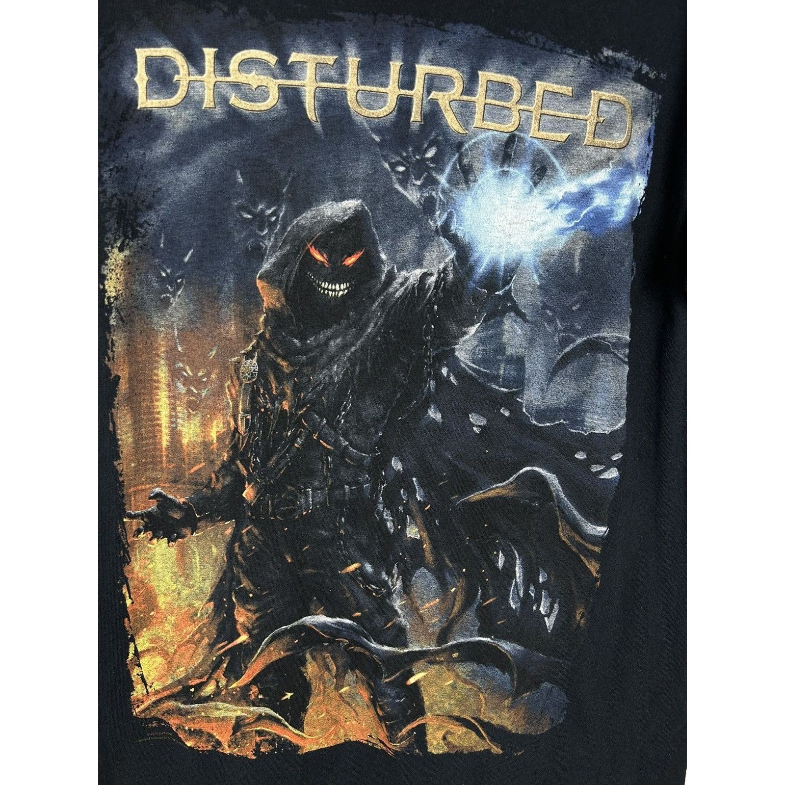 Band Tees Disturbed Band 2015 Licensed Print Short Sleeve T-Shirt Size US M / EU 48-50 / 2 - 2 Thumbnail