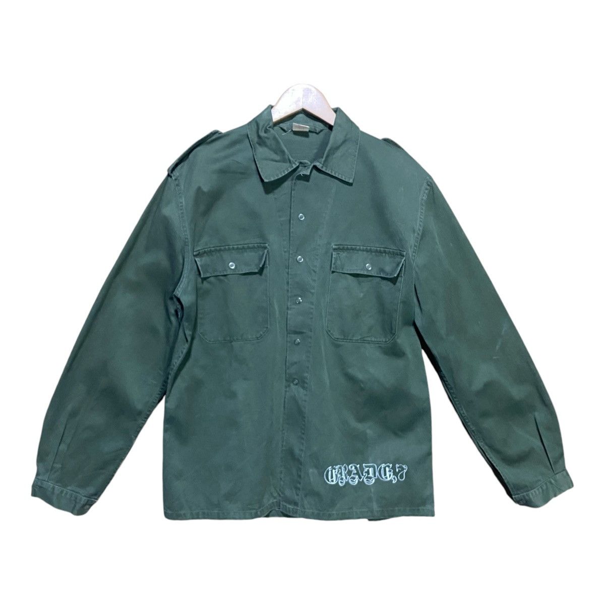 Vintage Vintage Military Two Pocket Button Up Jacket Size US M / EU 48-50 / 2 - 1 Thumbnail