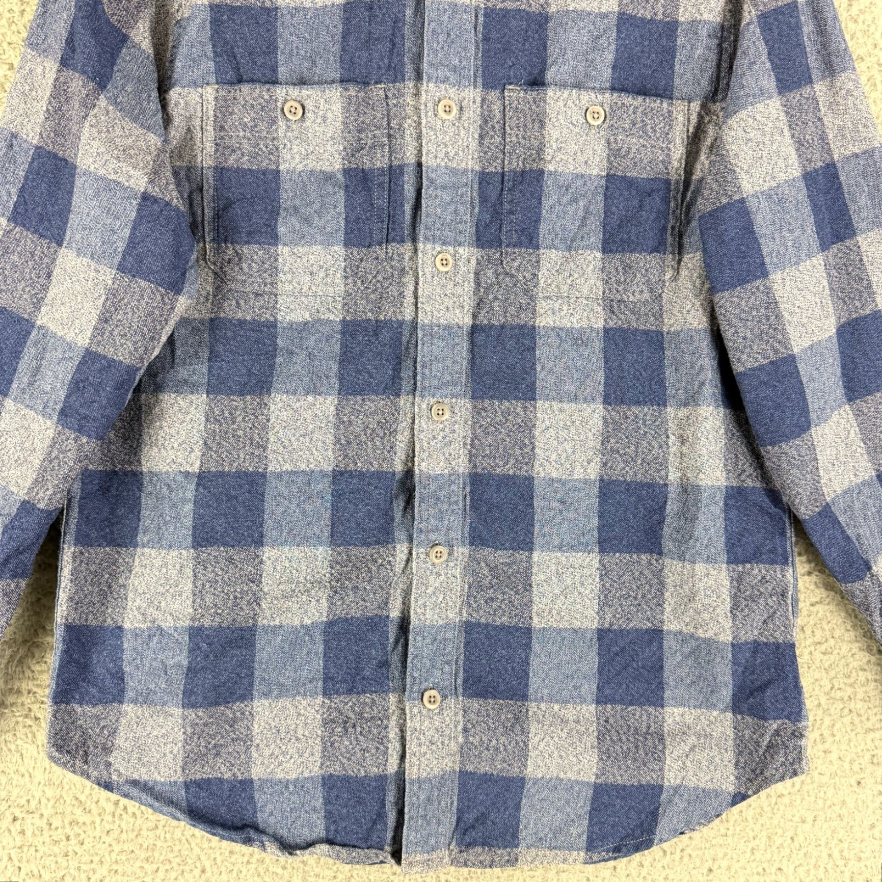 Madewell Madewell Button-Up Shirt Mens Medium Blue Plaid Flannel Perfect Fit Long Sleeve Size US M / EU 48-50 / 2 - 4 Thumbnail