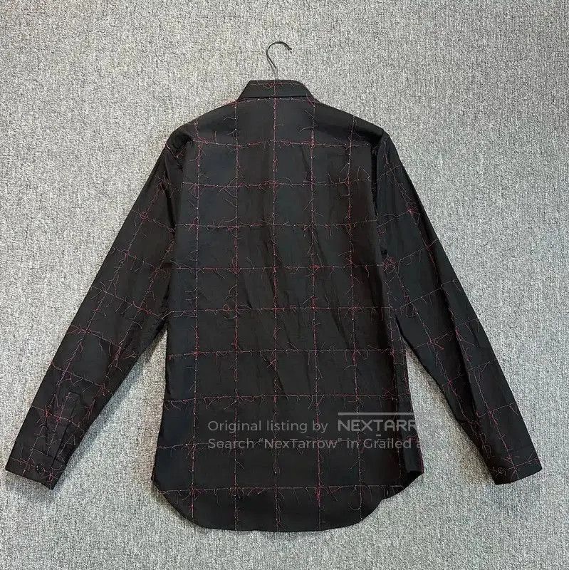 Dior Dior Black Cotton Embroidered Long Sleeve Shirt . Size US M / EU 48-50 / 2 - 3 Thumbnail