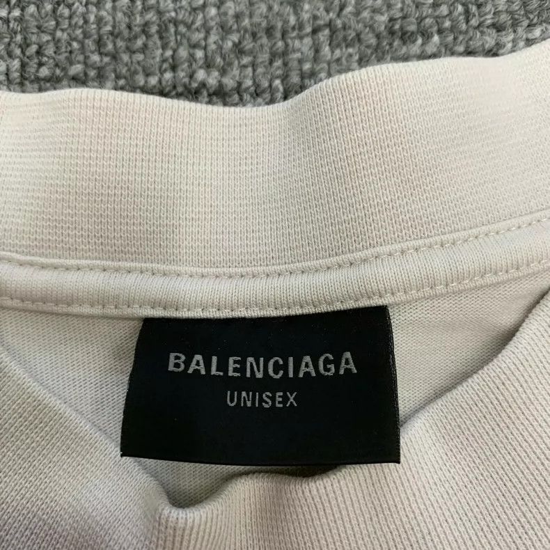 Balenciaga Balenciaga White new reflective LOGO short sleeve Size US L / EU 52-54 / 3 - 5 Thumbnail
