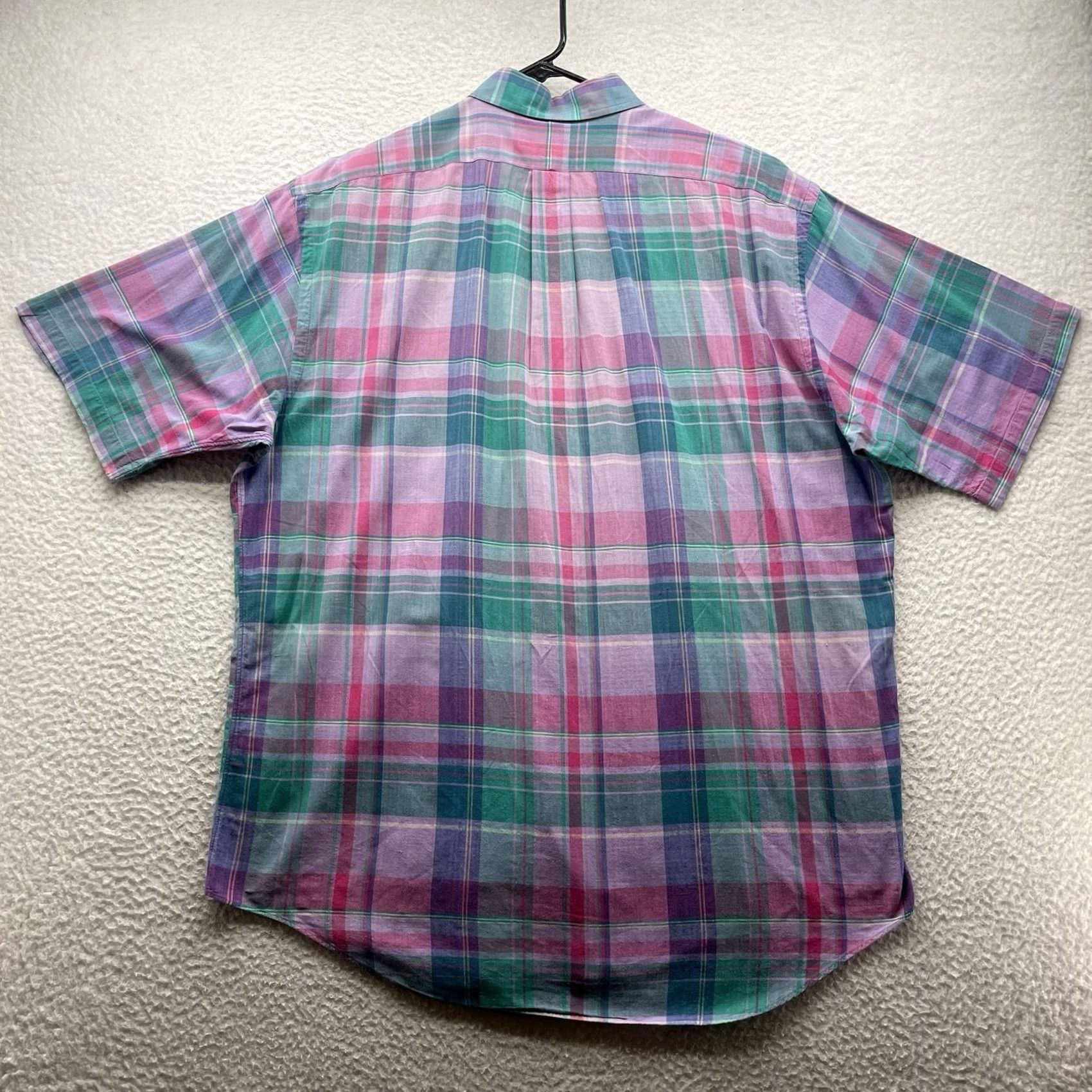 Polo Ralph Lauren Polo Ralph Lauren Shirt Mens Large L Golf Crest Plaid Purple Teal Preppy Size US L / EU 52-54 / 3 - 4 Thumbnail
