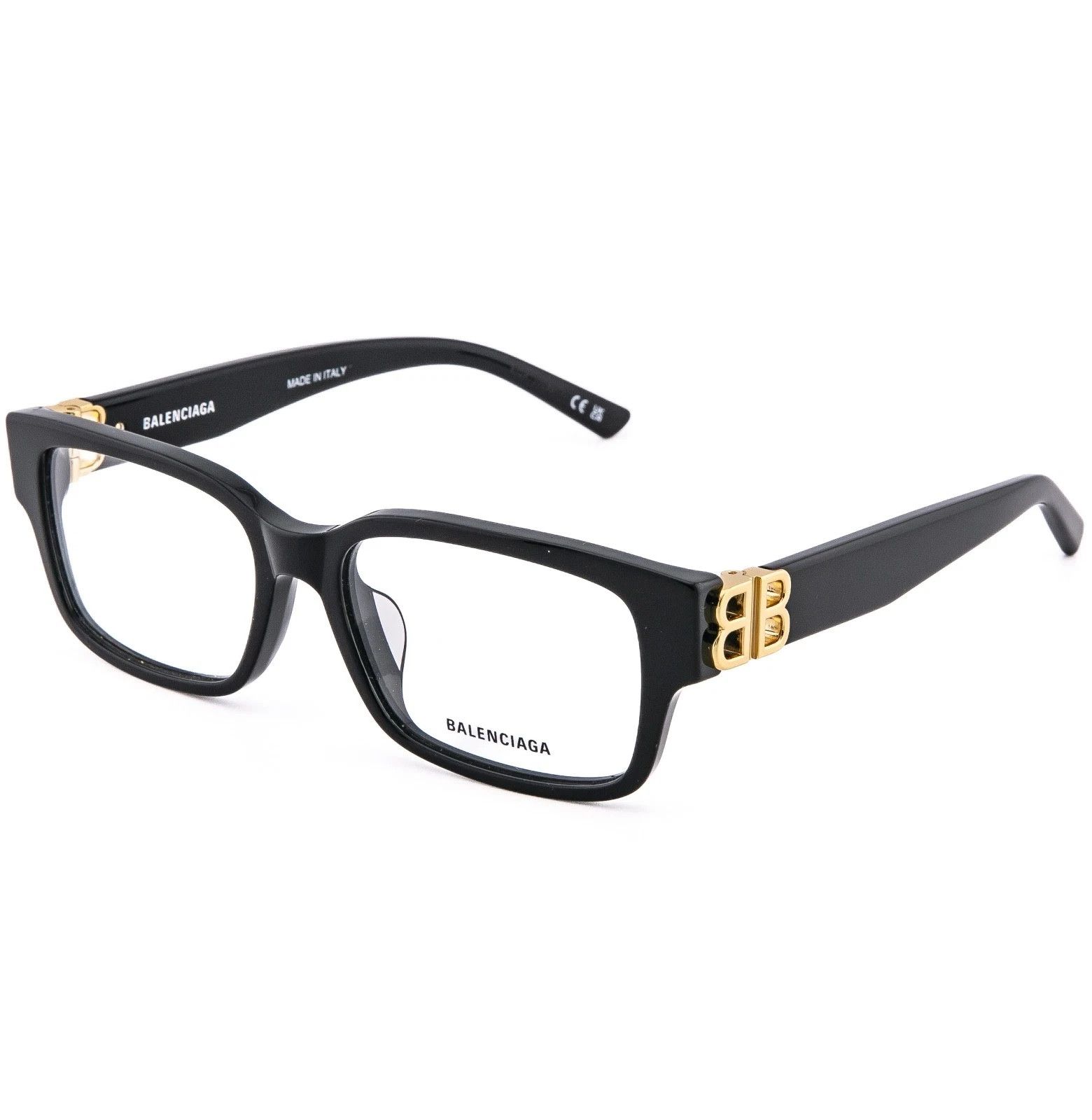 Balenciaga BALENCIAGA 0105 Black Logo Classic Eyeglasses BB0105O 001 Size ONE SIZE - 4 Thumbnail