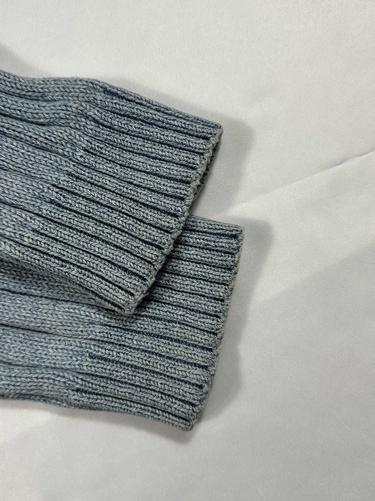 Vintage Vintage 1990s Denim Knitted Women’s Sweatshirt Size XL / US 12-14 / IT 48-50 - 4 Thumbnail