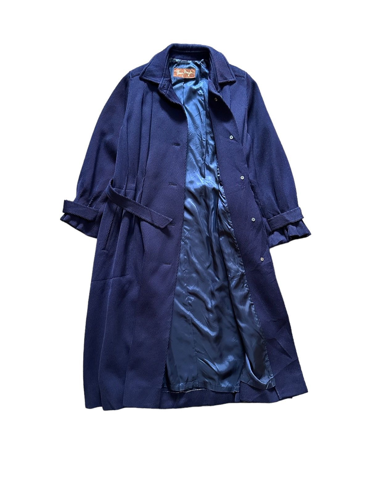 Thierry Mugler Vintage Thiery Mugler Wool Belten Coat Winter Long Jacket Size M / US 6-8 / IT 42-44 - 3 Thumbnail