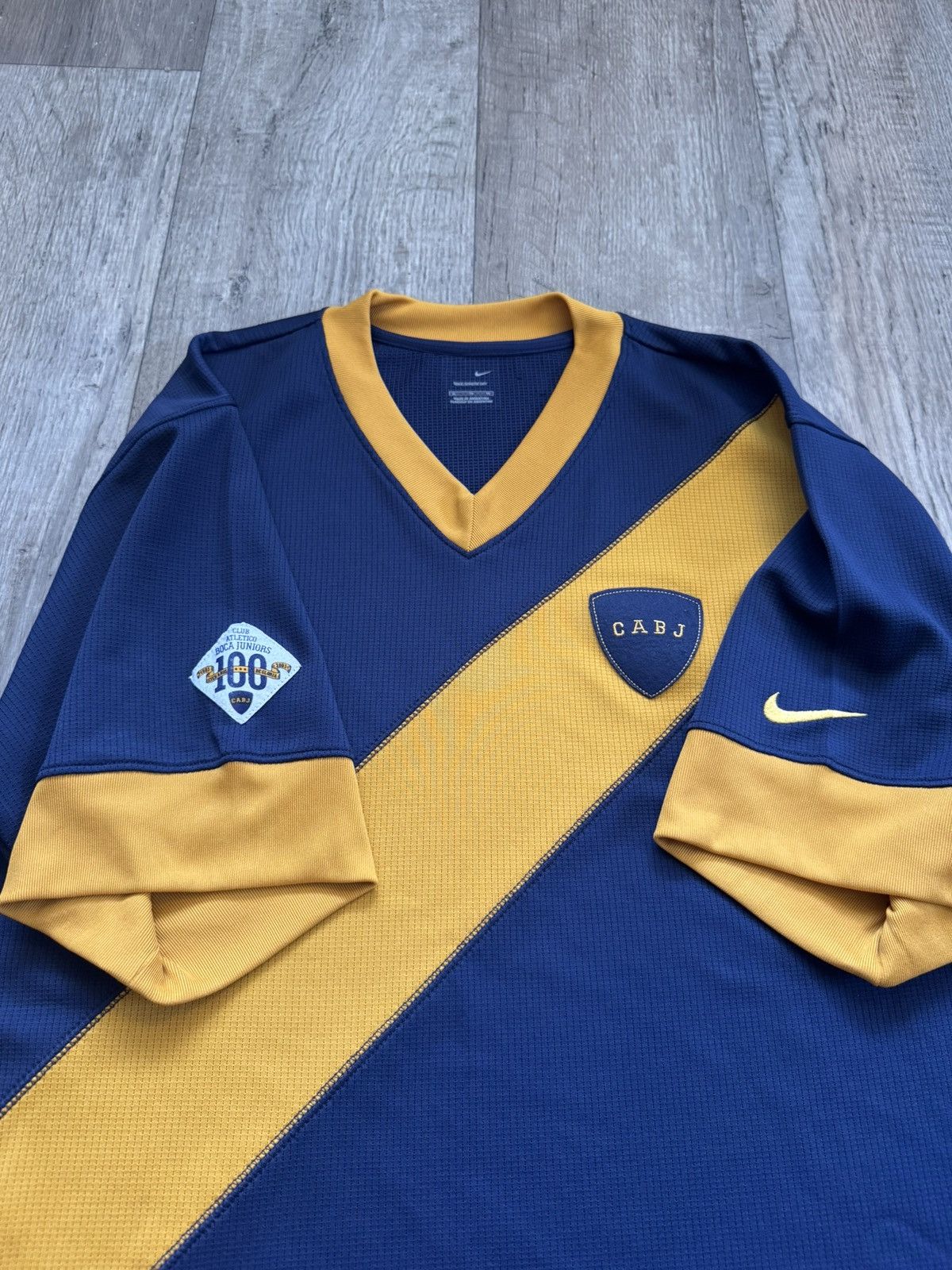 Nike CA Boca Juniors Centenary 2005 Nike Shirt Size US XL / EU 56 / 4 - 2 Thumbnail