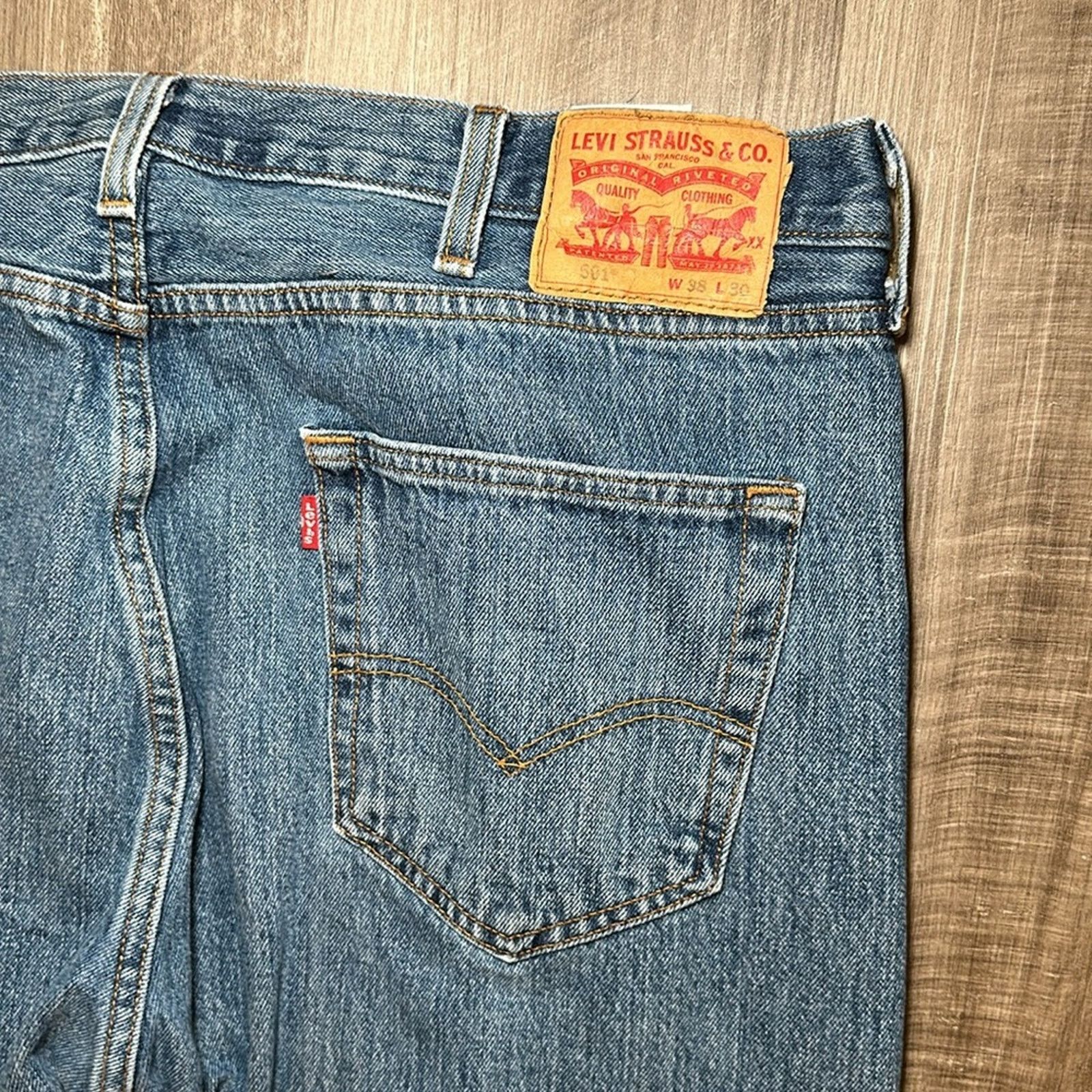 Levi's Levi’s 501 Original Fit Jeans - 38x30 Size US 38 / EU 54 - 5 Thumbnail