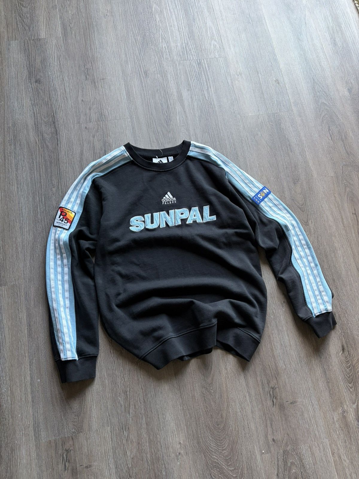 Adidas × Palace FW20 Black Palace Adidas Sunpal Crewneck SZ M