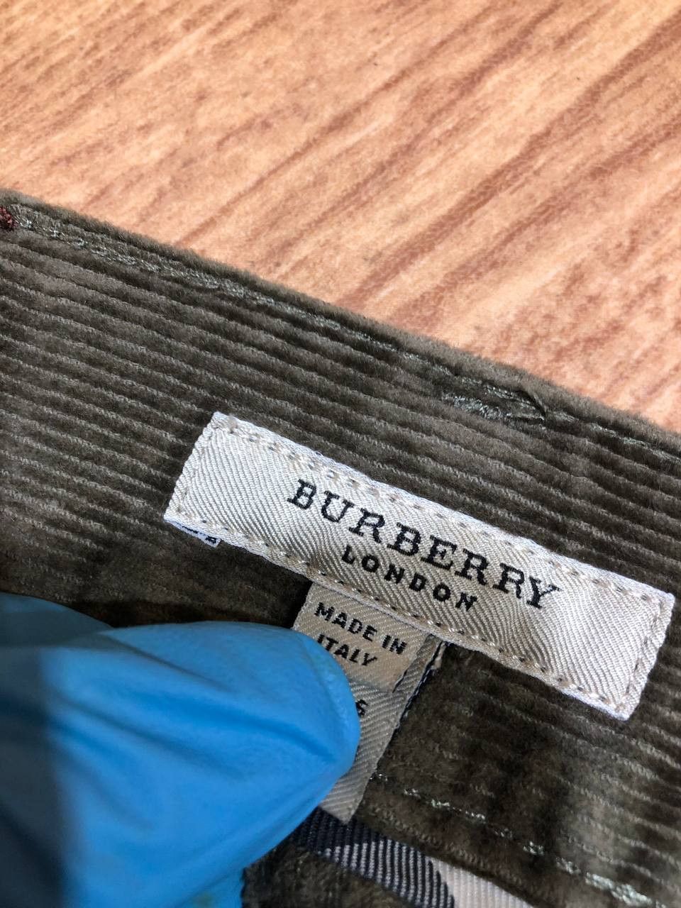 Burberry Vintage BURBERRY Womens Corduroy Chino PANTS CASUAL Size 27" / US 4 / IT 40 - 3 Thumbnail