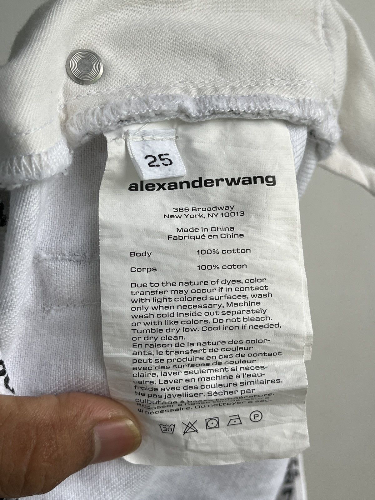 Alexander Wang Alexander Wang White Wave Logo Bite Shorts Size 26" / US 2 / IT 38 - 8 Thumbnail