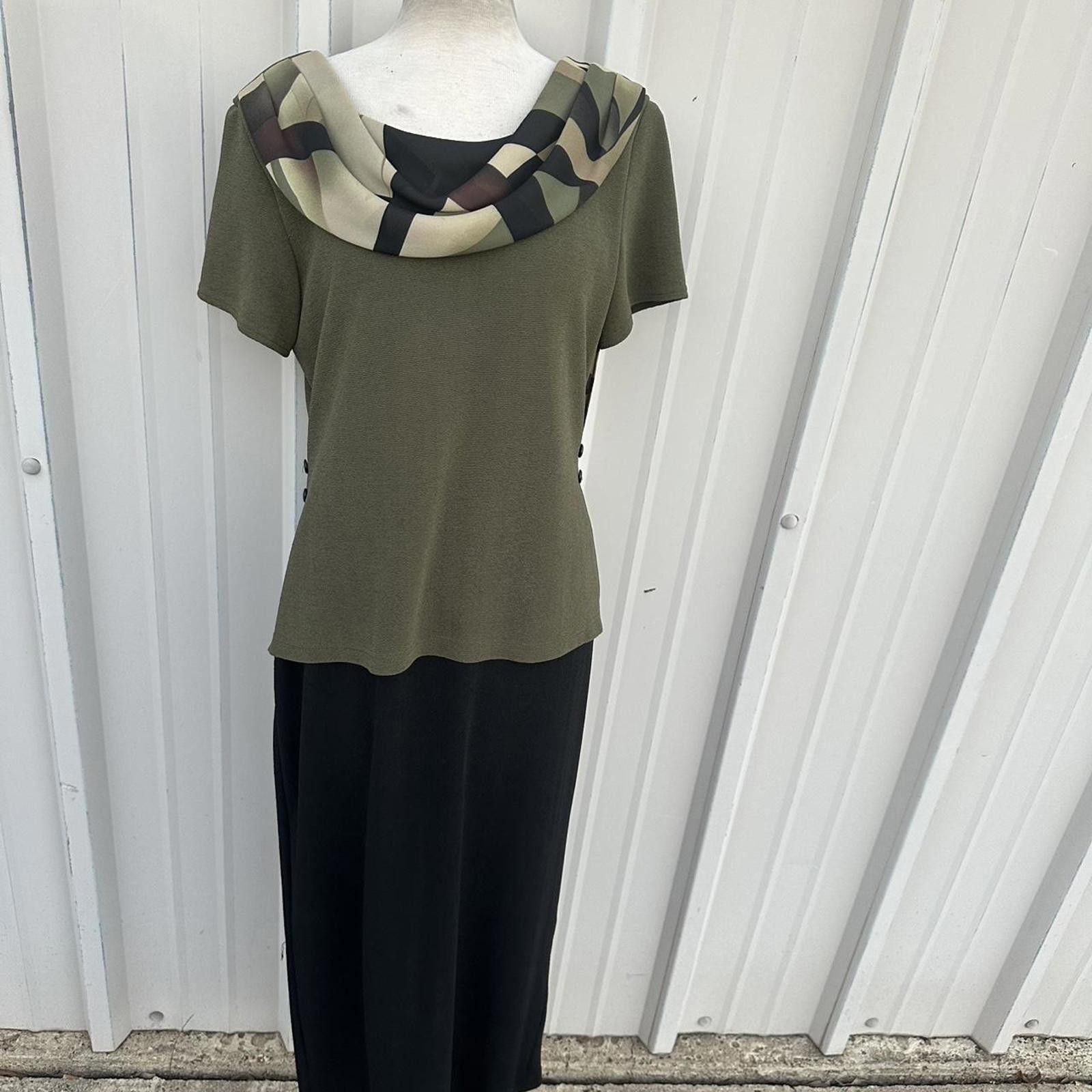 Other Vintage dress with scarf medium Size ONE SIZE - 1 Thumbnail