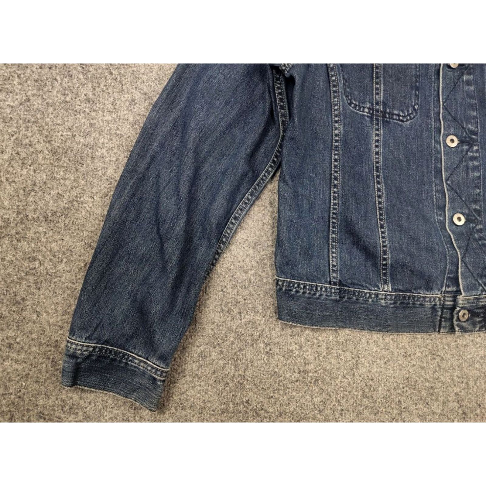 Diesel VINTAGE Diesel Gregg Denim Jacket L Men Blue 90s Y2K Style Pocket Button Armor? Size US L / EU 52-54 / 3 - 6 Thumbnail