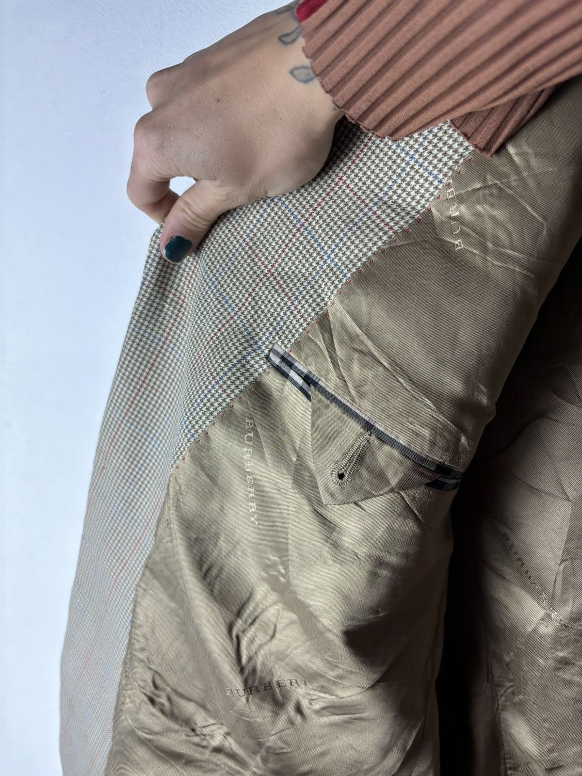 Burberry × Vintage Blazer jacket Burberry veste L size Size 42L - 7 Thumbnail