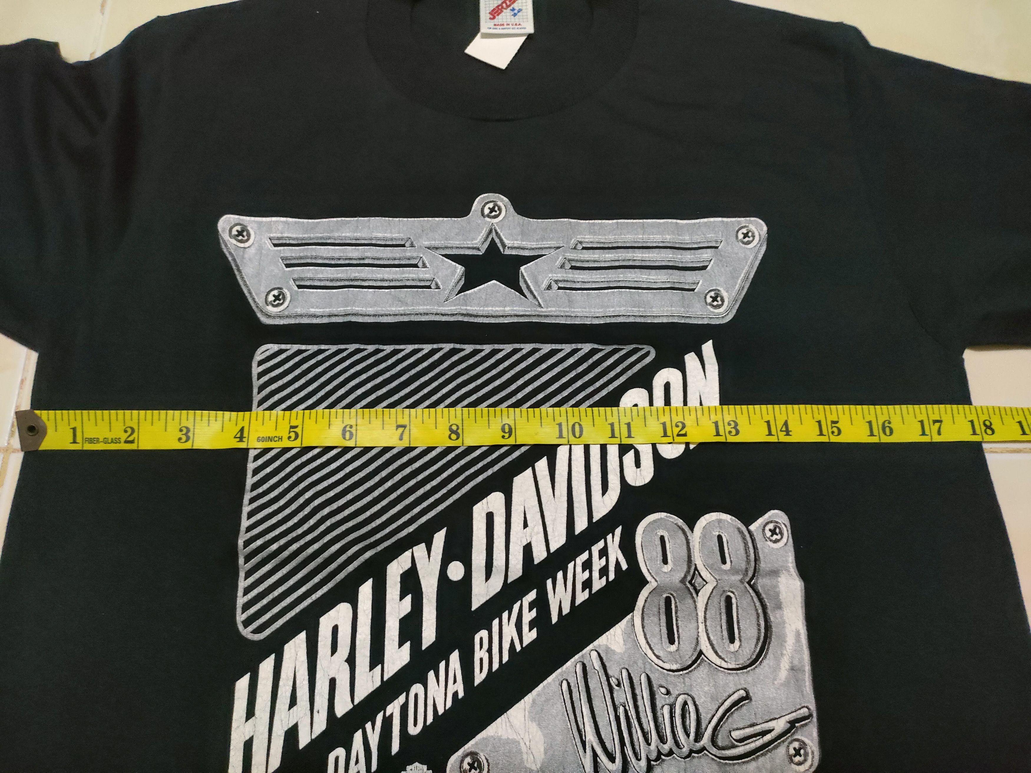 Harley Davidson × Vintage Vintage Harley Davidson Robinson Bike Week 3D Emblem T-shirt Size US M / EU 48-50 / 2 - 4 Thumbnail