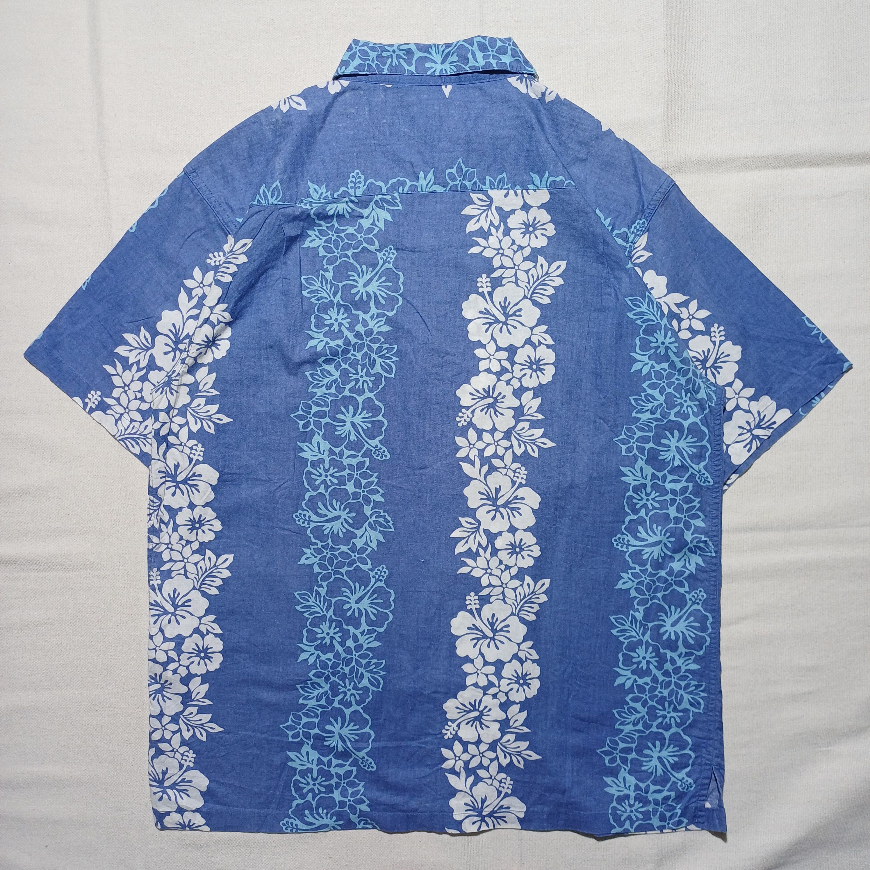 Other Vintage 90s Hawaiian Style Shirt by Blue Vacation Japan Size US L / EU 52-54 / 3 - 7 Thumbnail