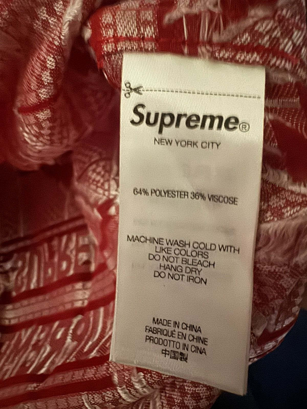 Supreme Supreme Trays Jacquard S/S Shirt Size US XL / EU 56 / 4 - 5 Thumbnail
