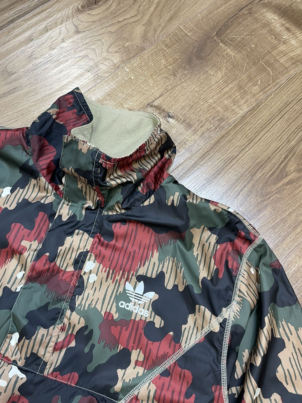 Adidas × Pharrell Vintage Adidas Pharrell Williams Collab Anorak Jacket Bomber Size US S / EU 44-46 / 1 - 5 Thumbnail