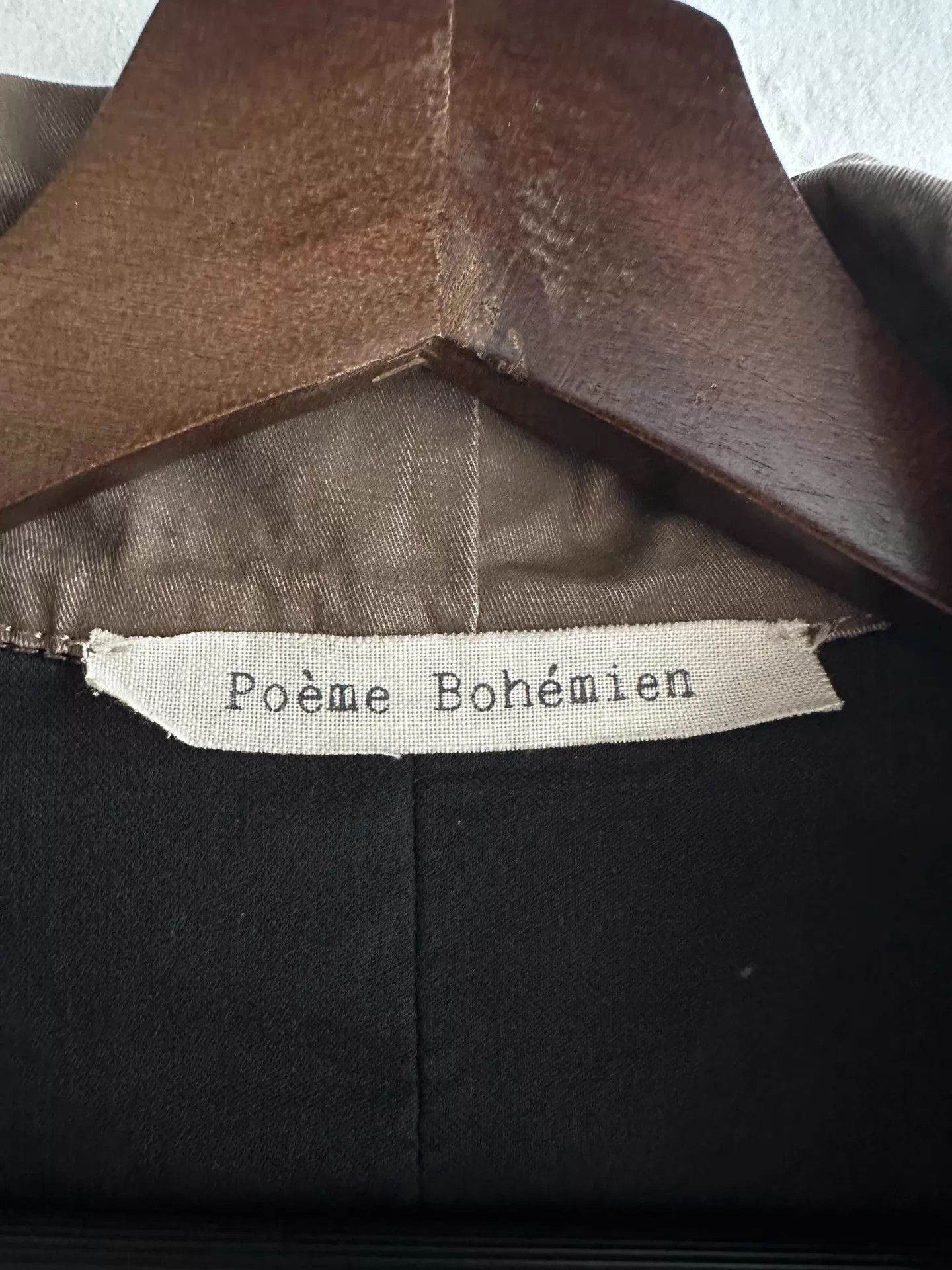 Other poeme bohemien Italian Waxed Coat 46 Size US S / EU 44-46 / 1 - 4 Thumbnail