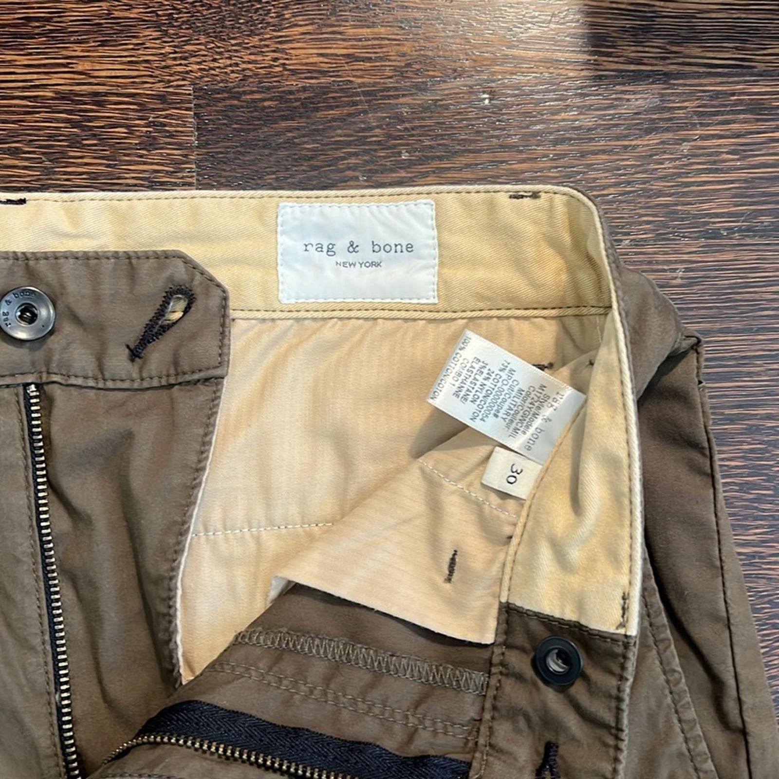 Rag & Bone Olive Green Paperweight Chino. Fit 2. Size 30x30.5 Size US 30 / EU 46 - 2 Thumbnail