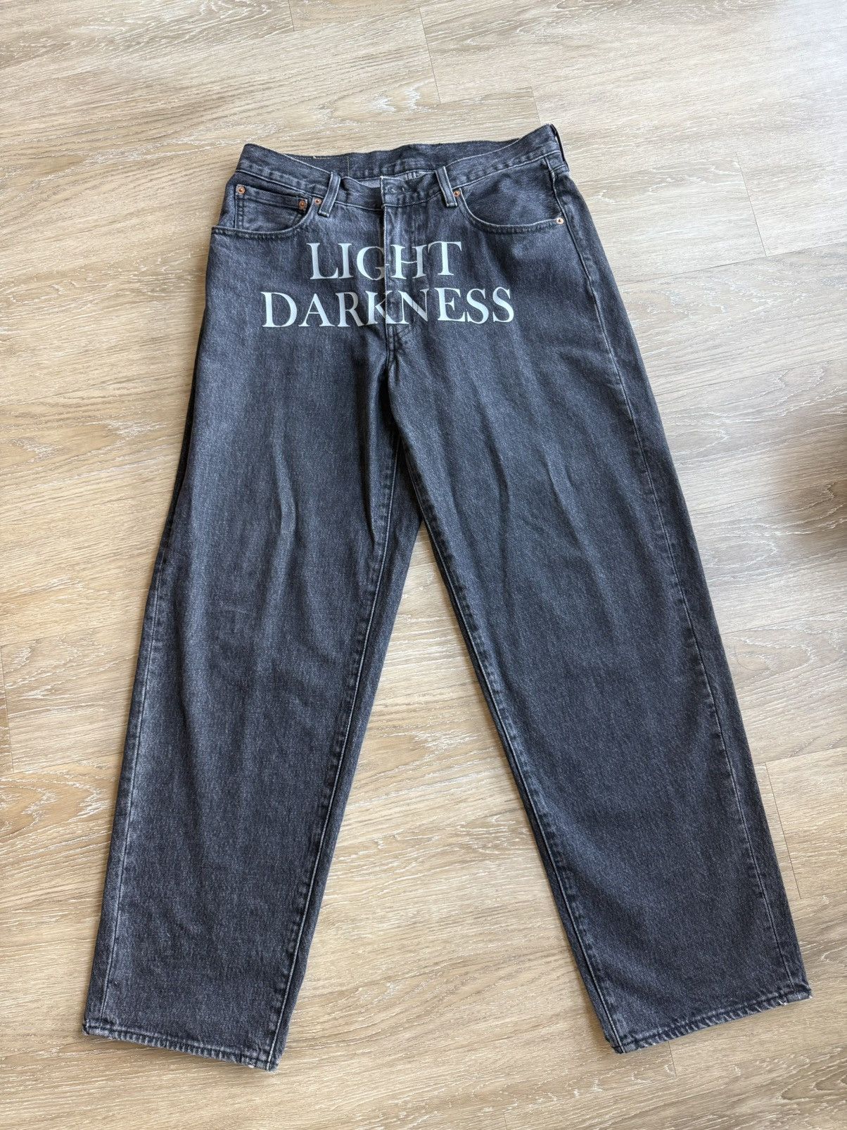 Levi's × Undercover Undercover Gray Levi’s Edition Baggy Jeans Size US 31 - 1 Thumbnail