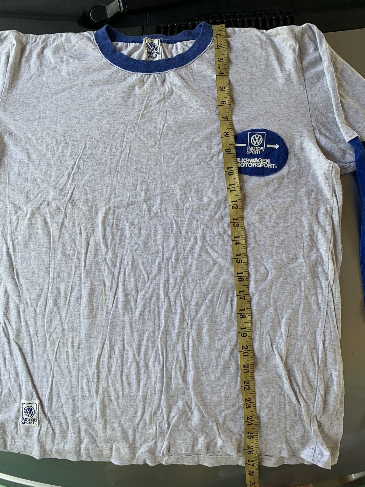 Vintage 90s Volkswagen Motorsport Crewneck Longsleeve Printed Tee Size US L / EU 52-54 / 3 - 8 Thumbnail