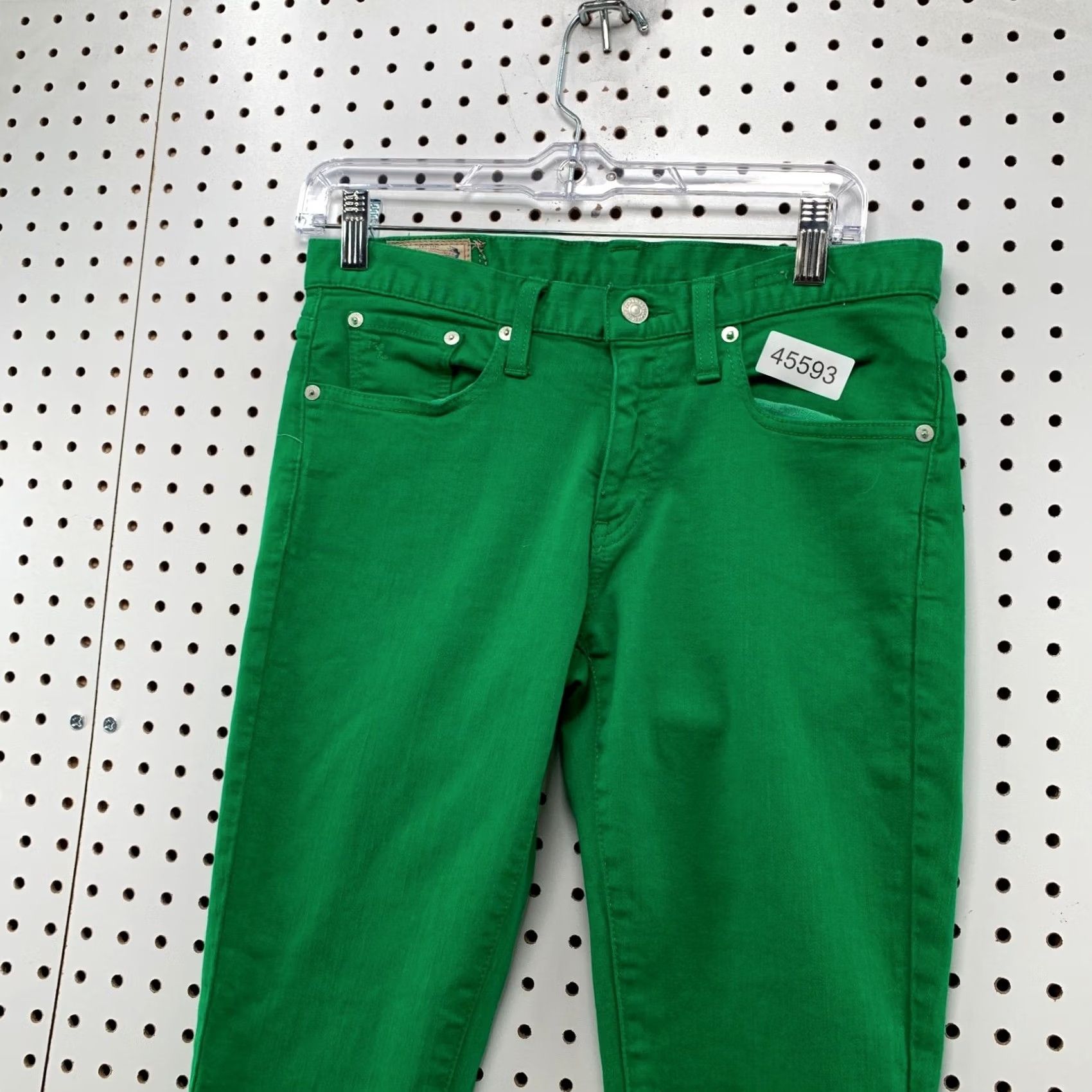 Polo Ralph Lauren Polo Ralph Lauren Denim Jeans Womens 29 Green Tompkins Skinny Crop 29x27 Size 29" - 3 Thumbnail