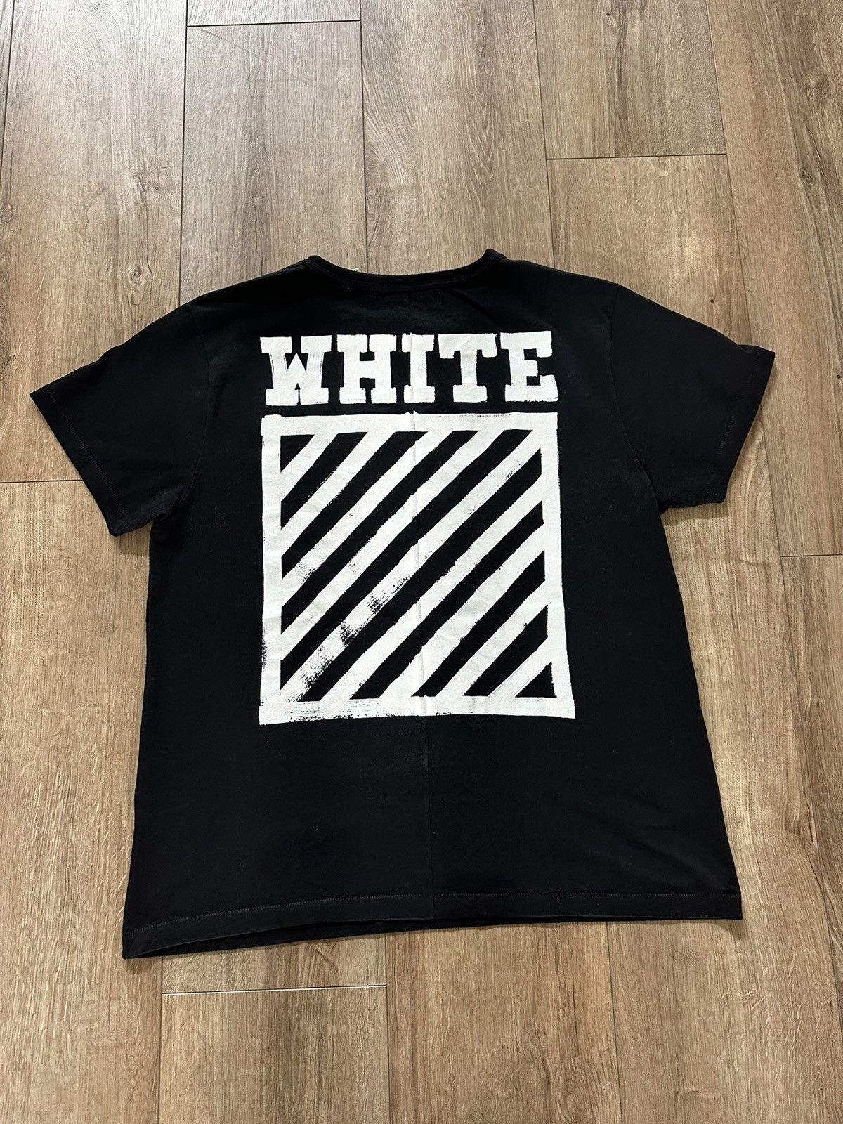 Off-White First Collection Off White Black T-Shirt | Grailed