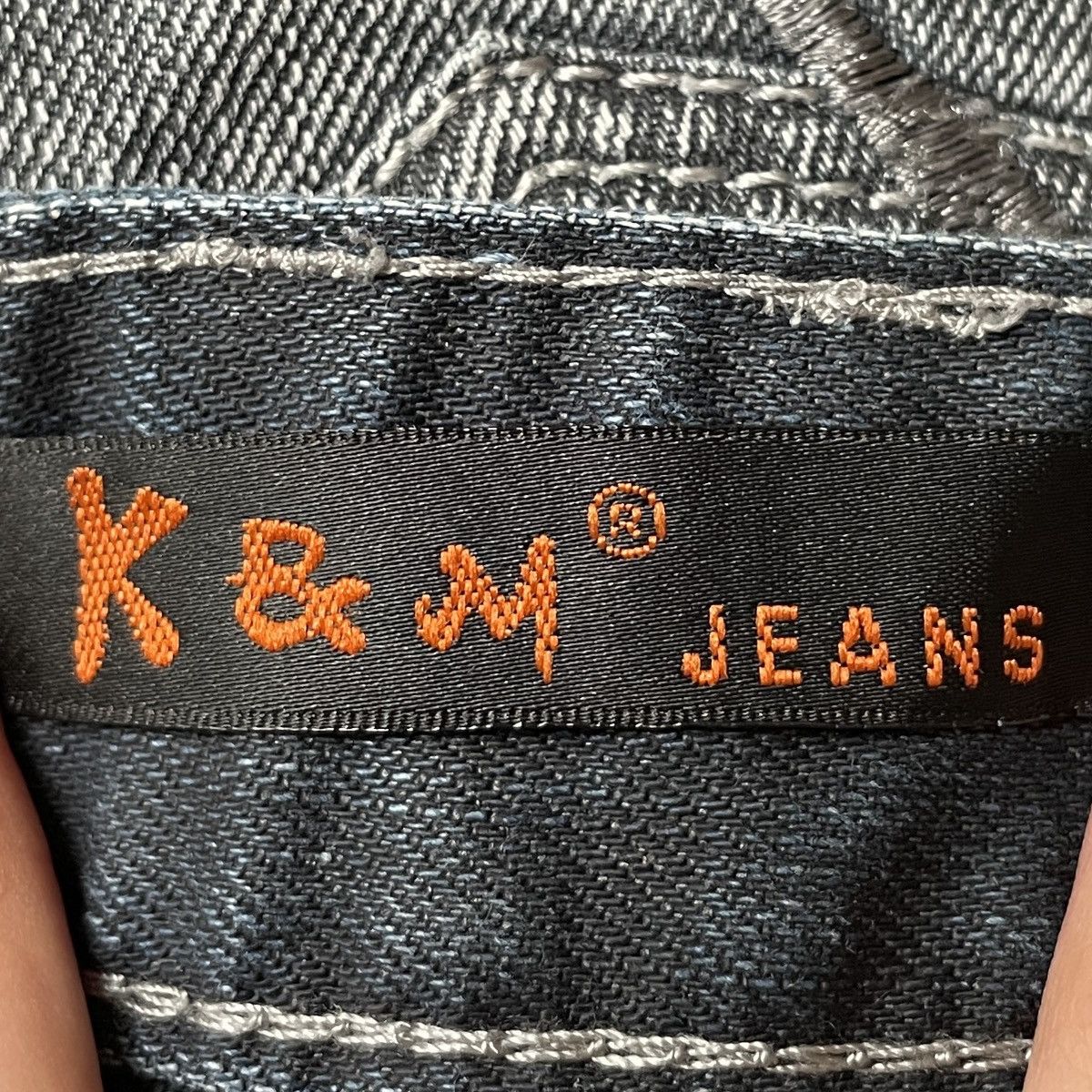 Le Grande Bleu (L.G.B.) Vintage Japanese Brand K&M Jeans 2000s Size US 30 / EU 46 - 10 Thumbnail