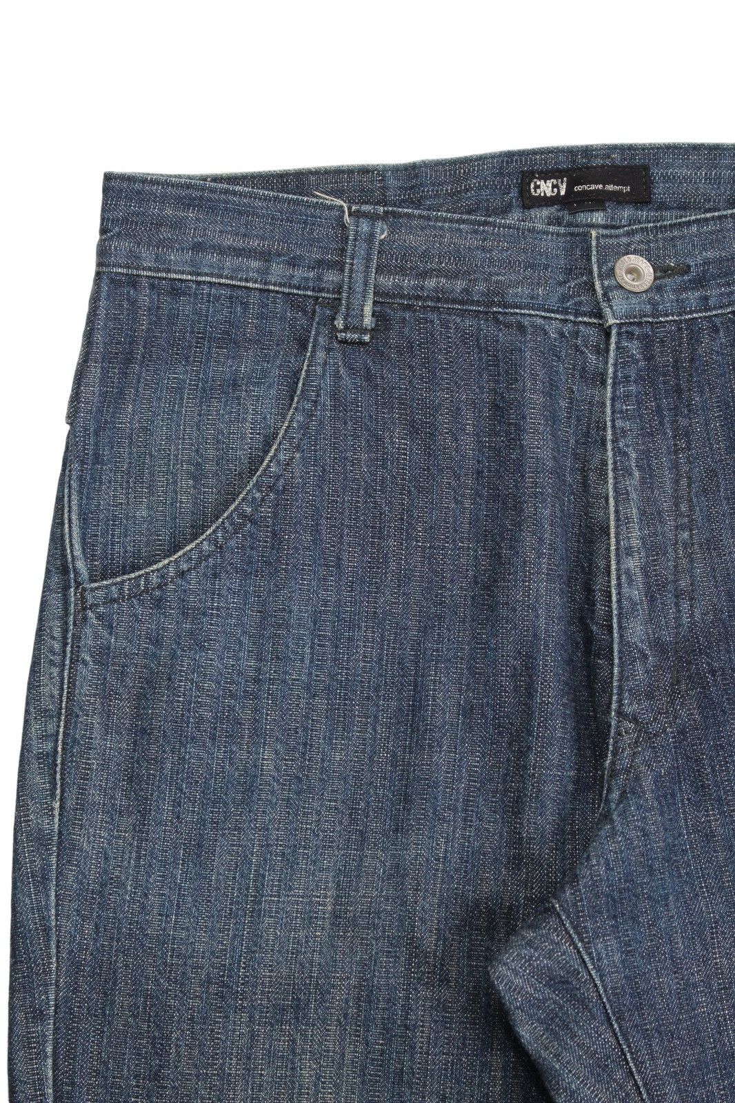 Japanese Brand 2000S CNCV CONCAVE ATTEMPTS JEANS Size US 30 / EU 46 - 3 Thumbnail