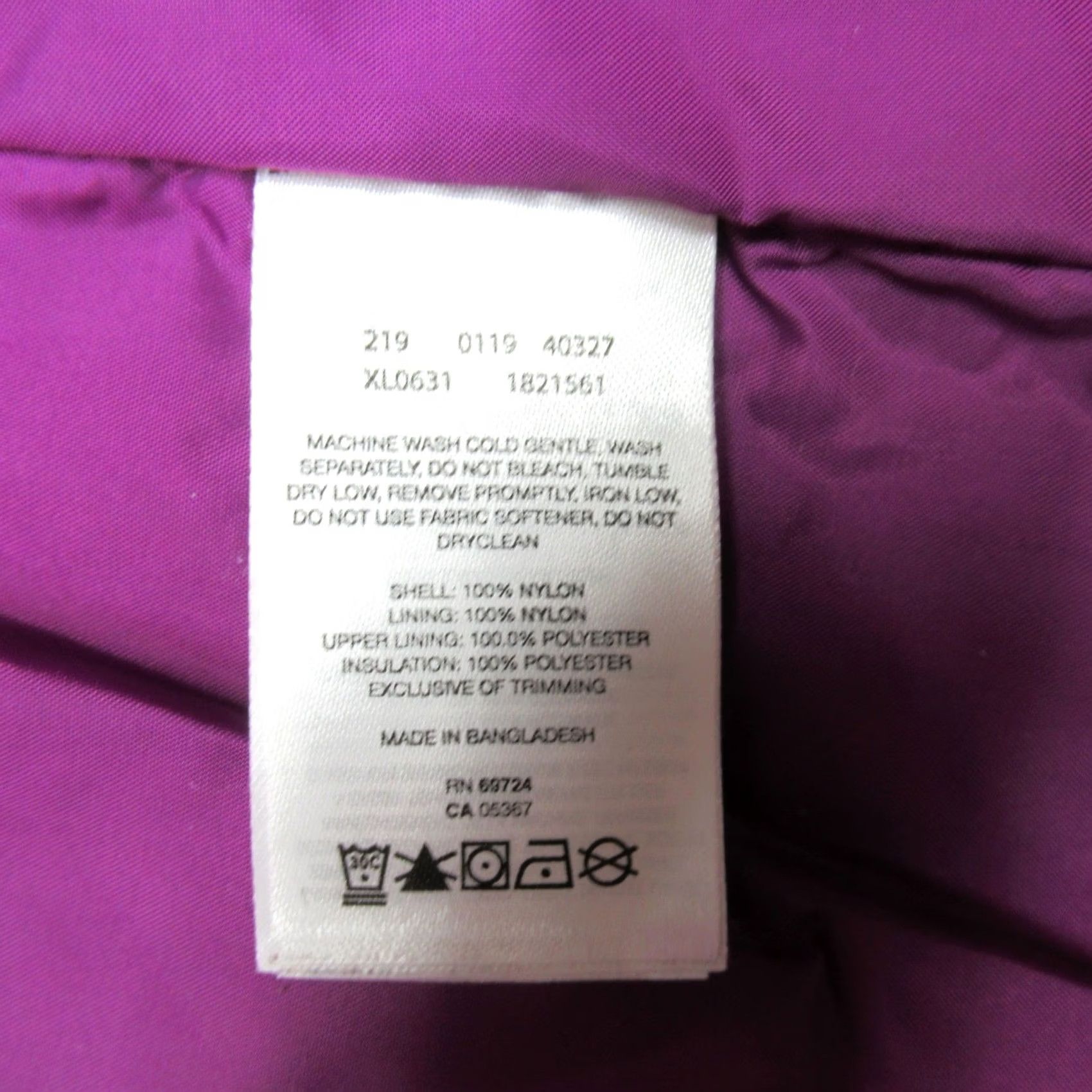 Rains Columbia Jacket Women Large Purple Insulated Switchback Sherpa FullZip Wind Rain Size L / US 10 / IT 46 - 6 Thumbnail