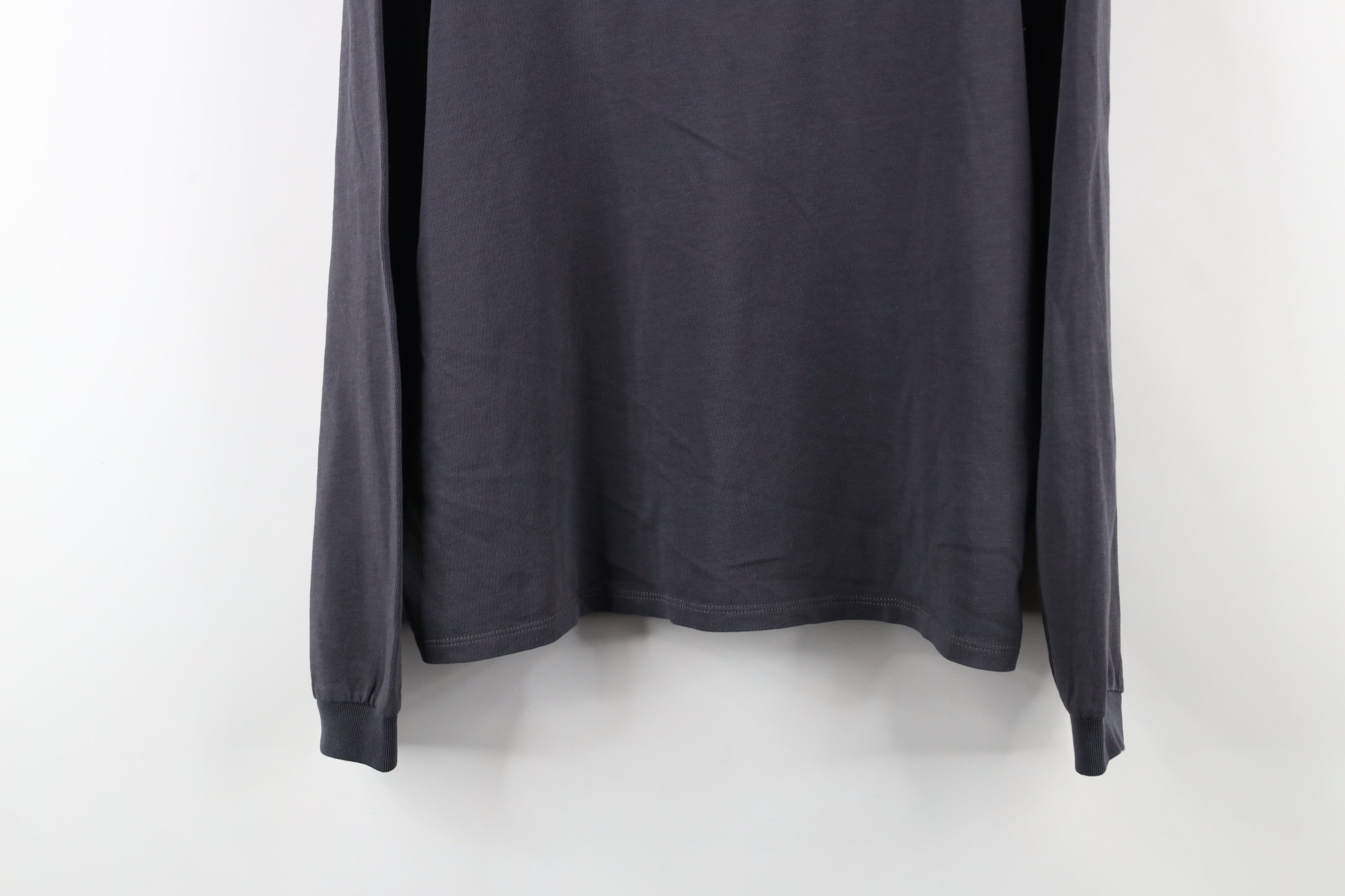 Madewell × Vintage Madewell Supima Cotton Essential Long Sleeve T-Shirt Gray Size S / US 4 / IT 40 - 3 Thumbnail