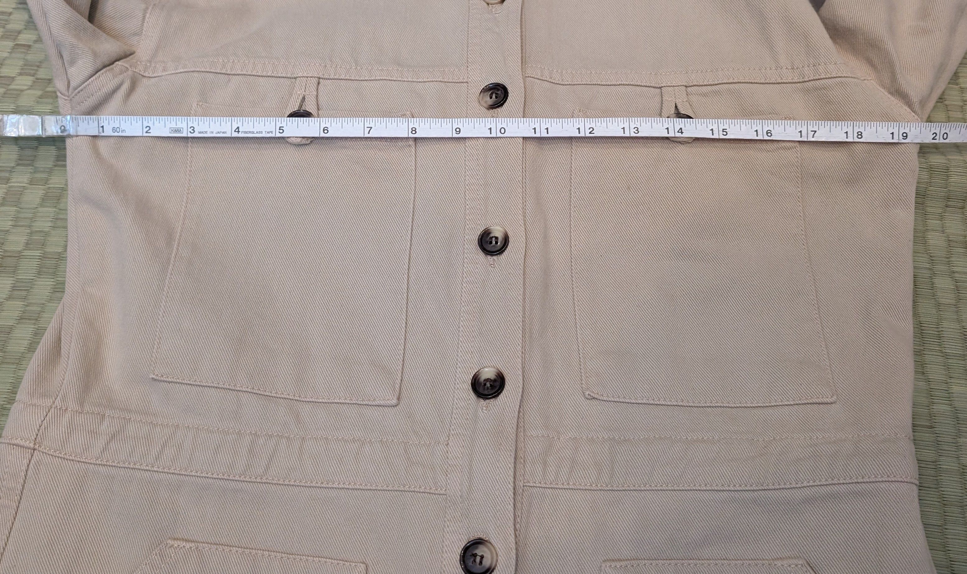 Other Rita Row Halla Jumpsuit Beige Denim Twill Made in Spain Size 36" / US 14 / IT 50 - 6 Thumbnail